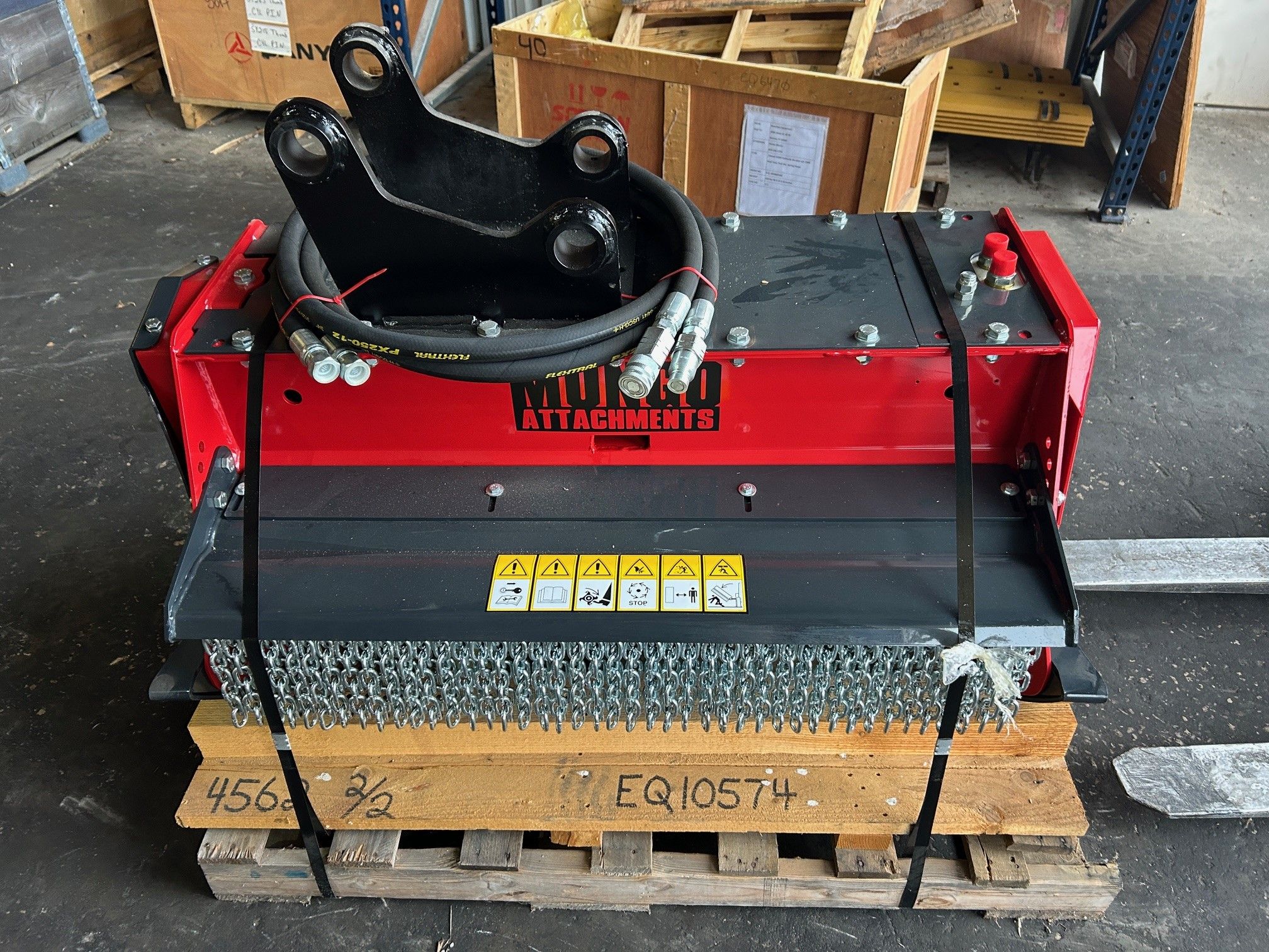 41" HIGH INERTIA MULCHER FOR SY80U Photo 1 Thumbnail