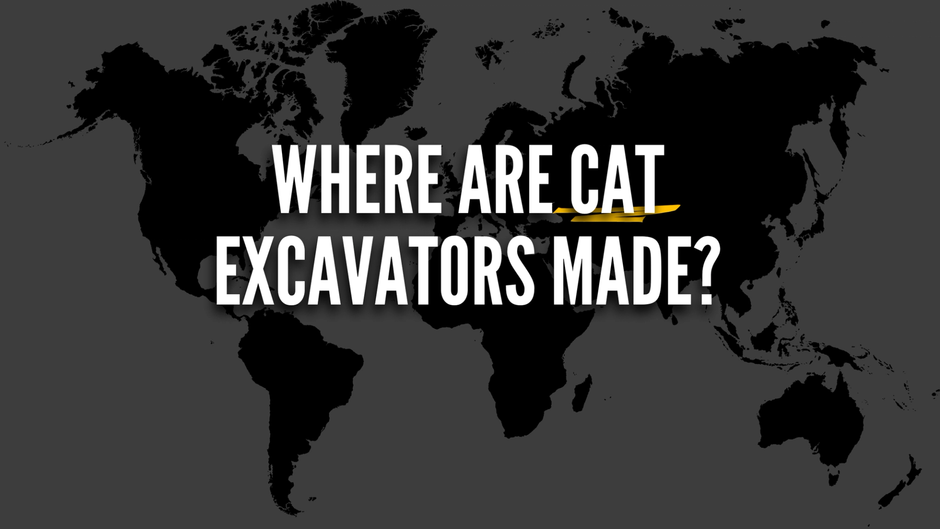 Caterpillar Decatur Map Where are Caterpillar excavators made? | Newman Tractor