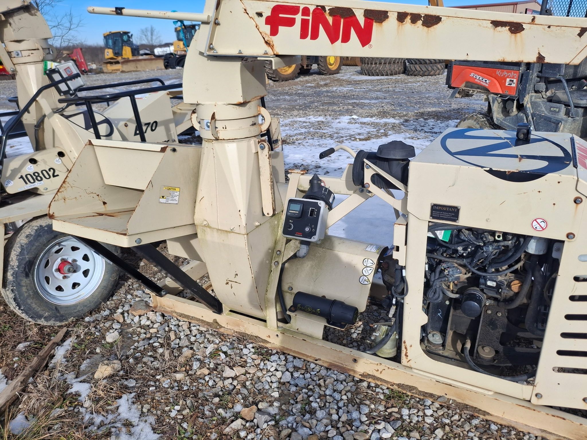 2018 FINN B70RH-39 SKID MOUNT STRAW BLOWER Photo 4 Thumbnail