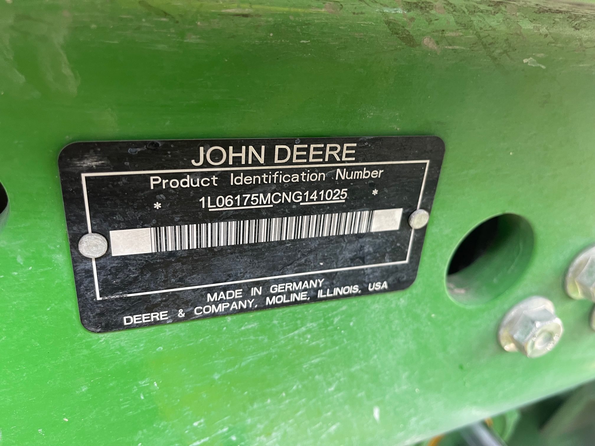 2021 JOHN DEERE 6175M Photo 8 Thumbnail