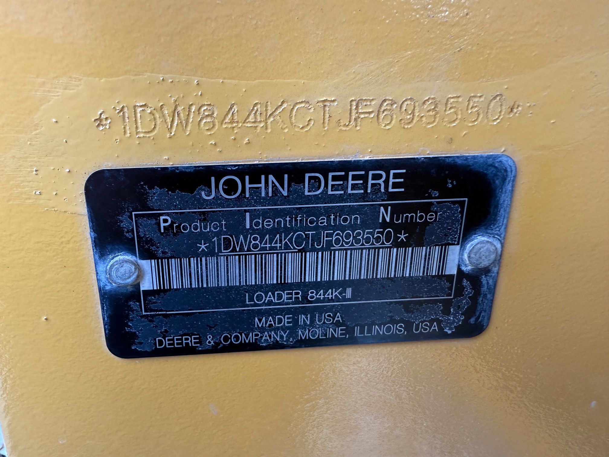 2019 JOHN DEERE 844K Photo 11 Thumbnail