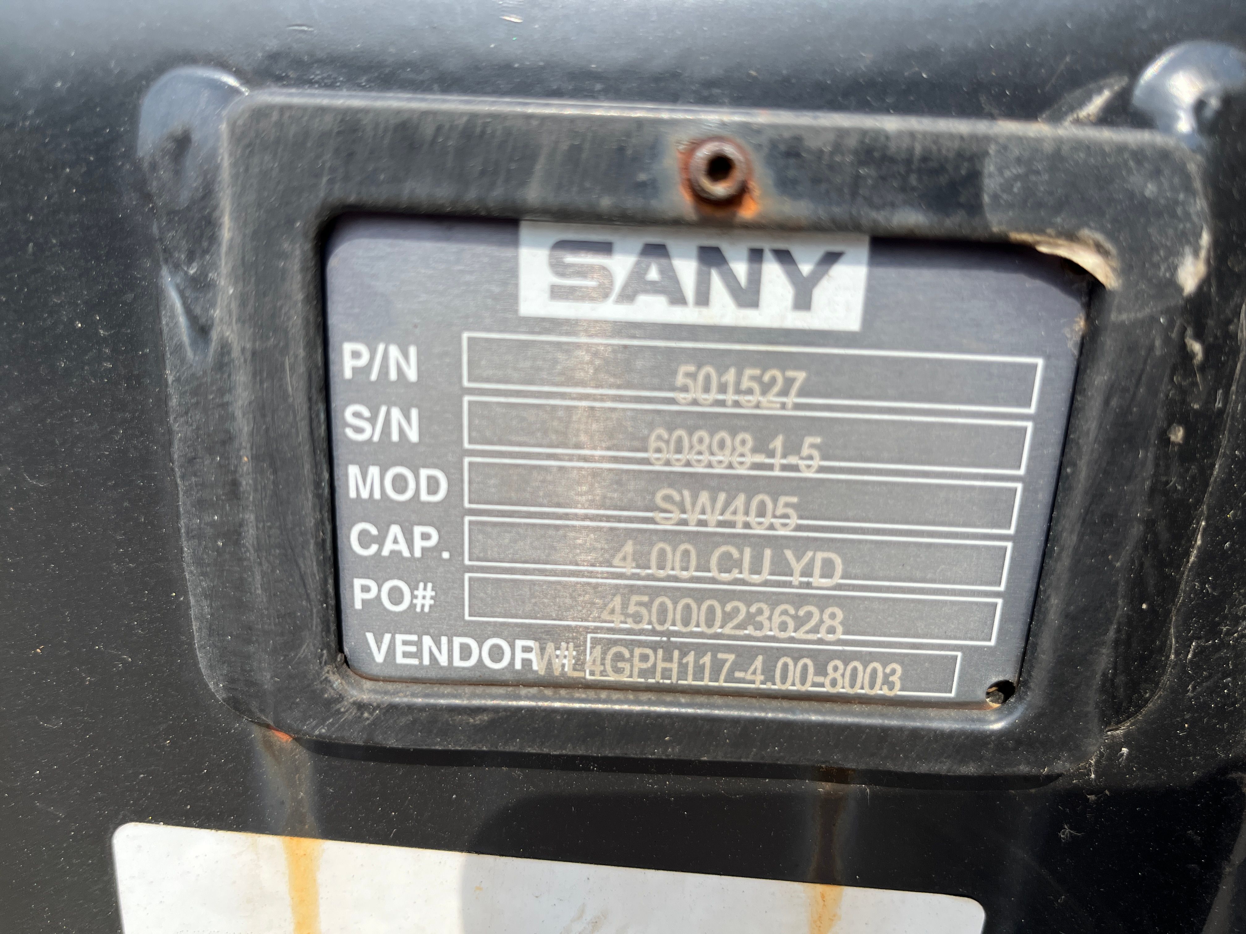 SANY SW405K WHEEL LOADER BUCKET Photo 3 Thumbnail