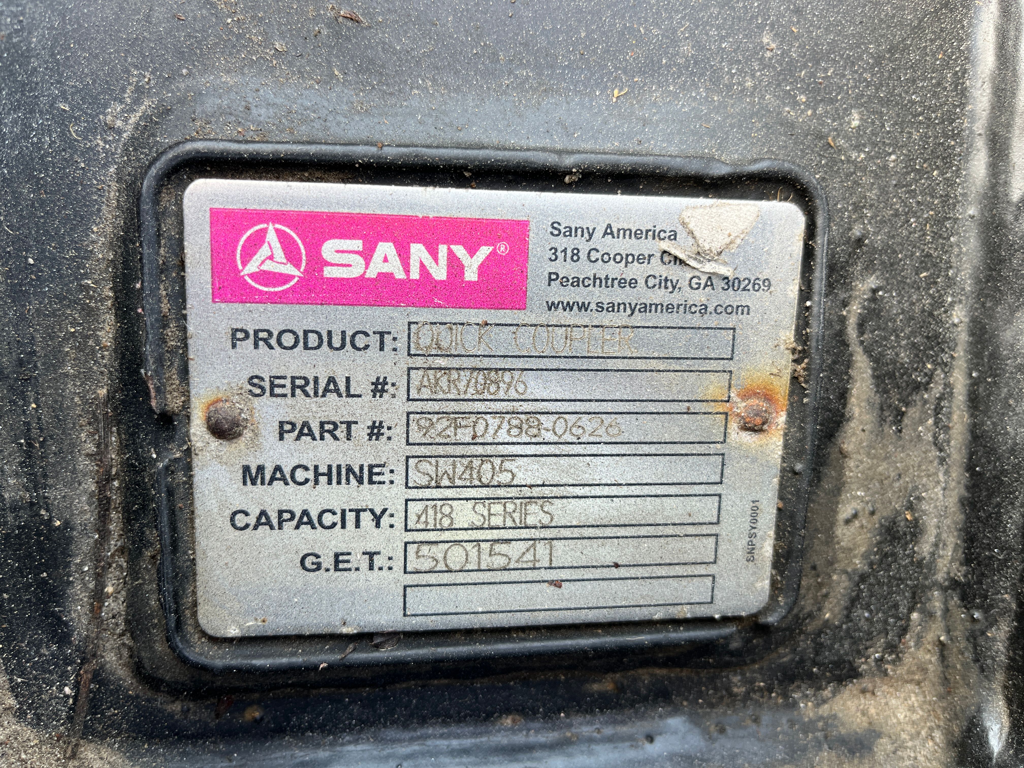 HYDRAULIC QUICK COUPLER FOR SW405K Photo 3 Thumbnail