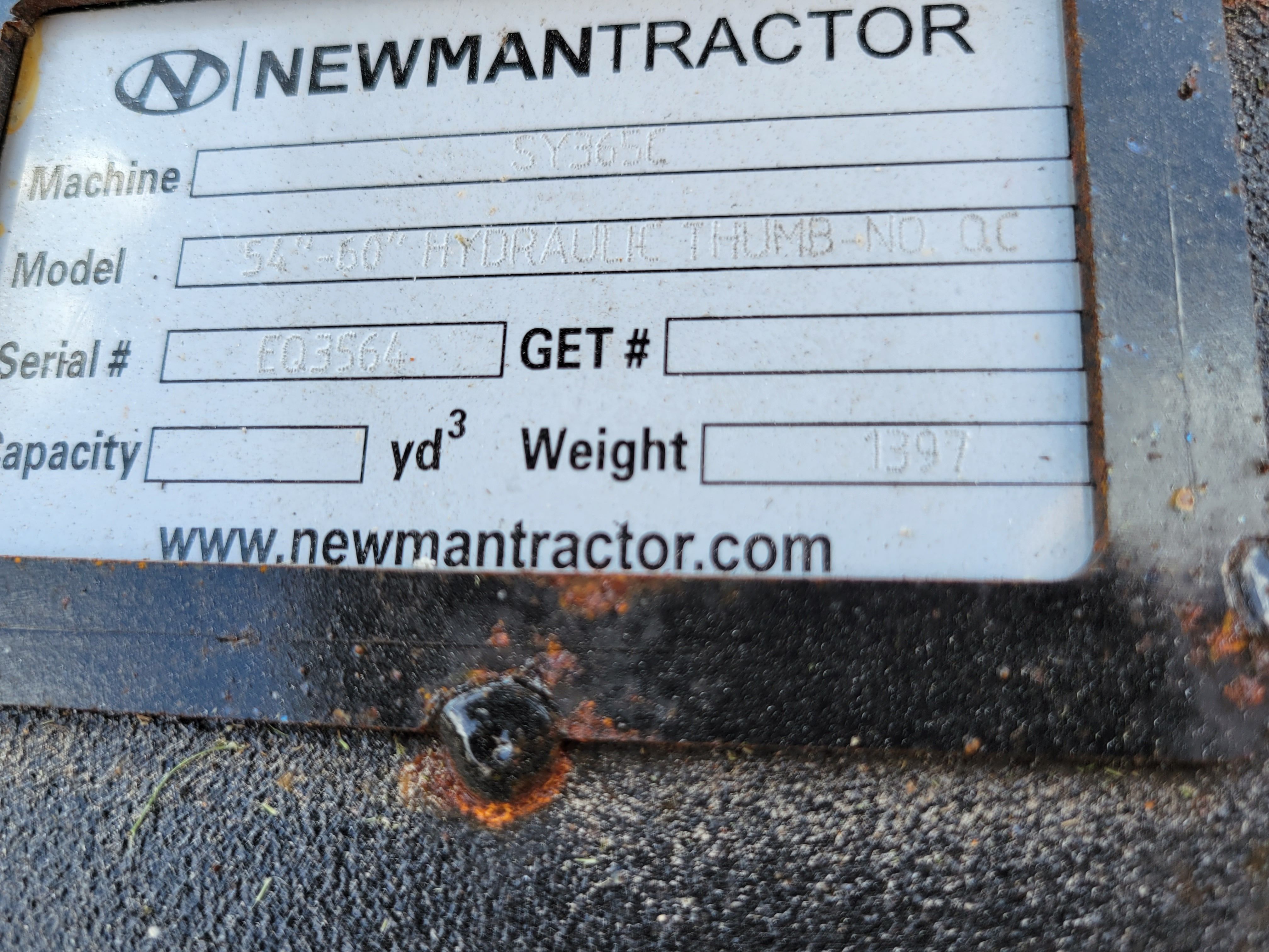 THUMB FOR SY365C (NO QUICK COUPLER) Photo 2 Thumbnail