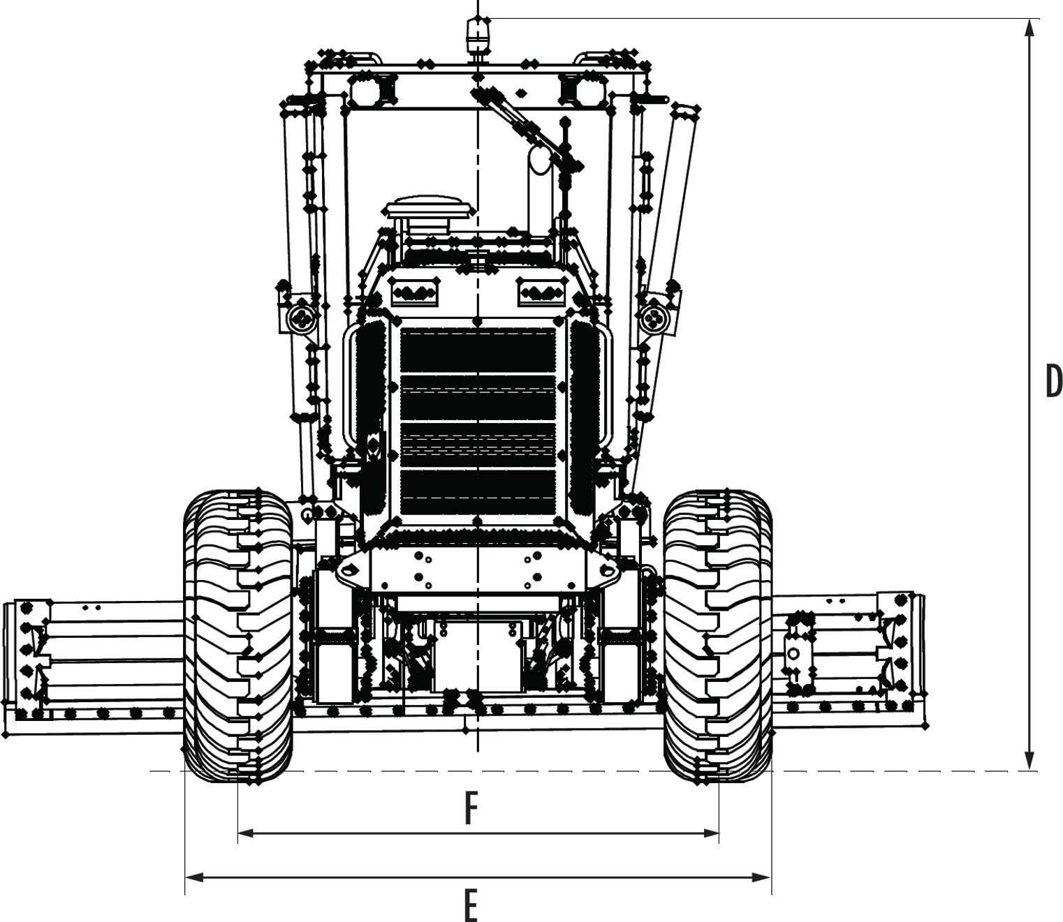 sany-smg200-motor-grader-overall-dimensions-chart