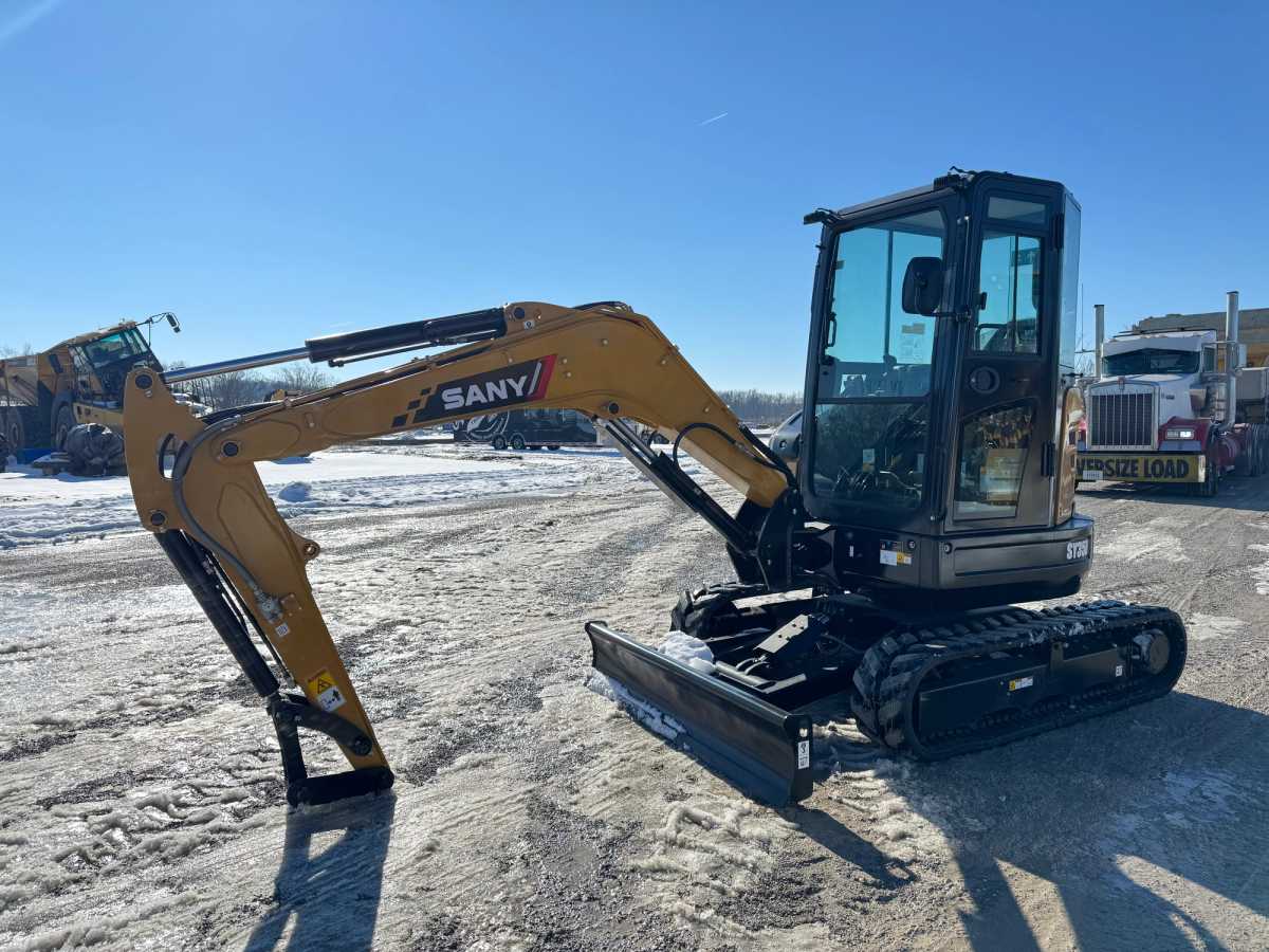2024 SANY SANY SY35U EXCAVATOR (CABIN) W/ ANGLE BLADE Photo 1
