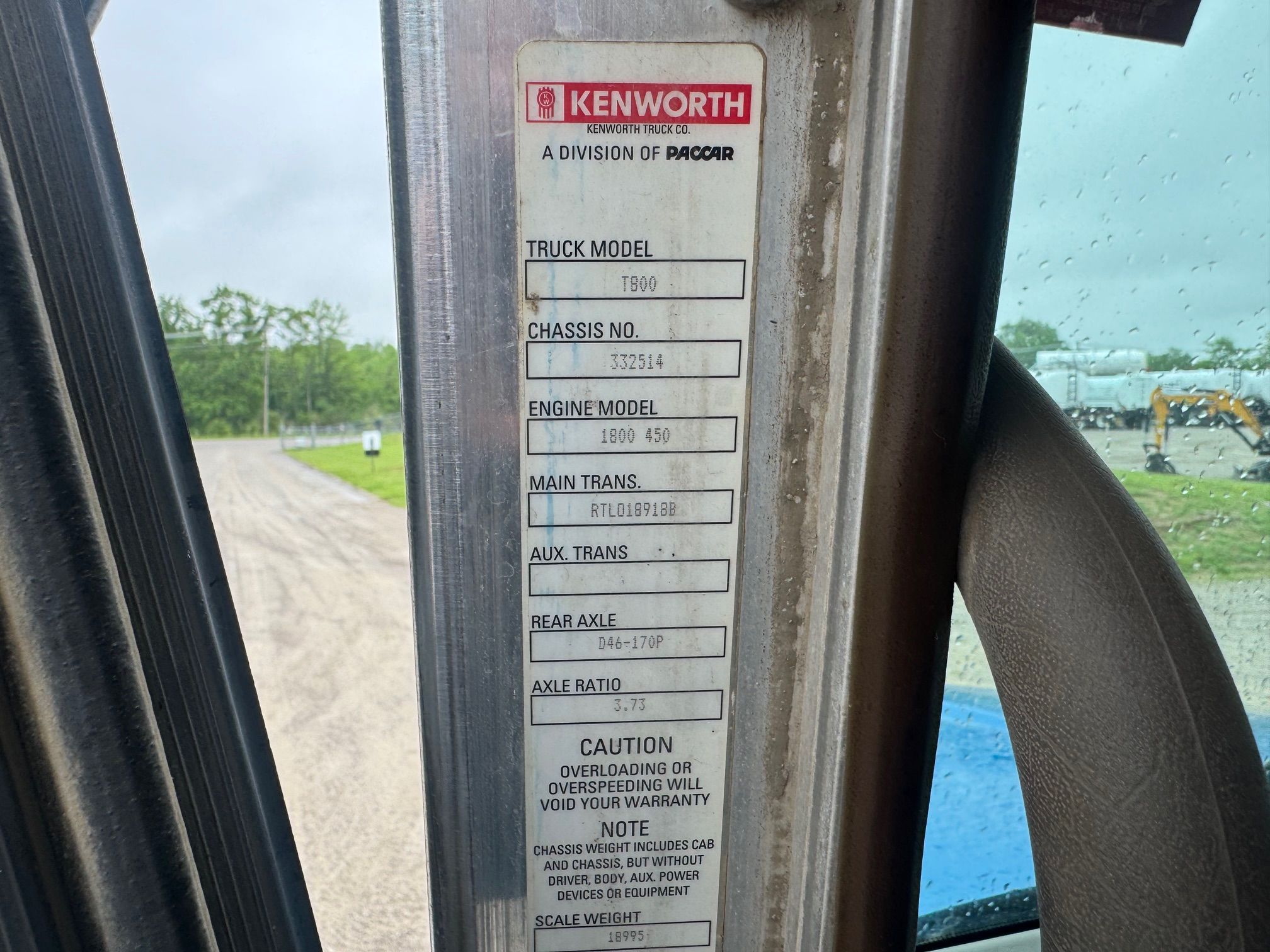 2012 KENWORTH T800 Photo 11 Thumbnail