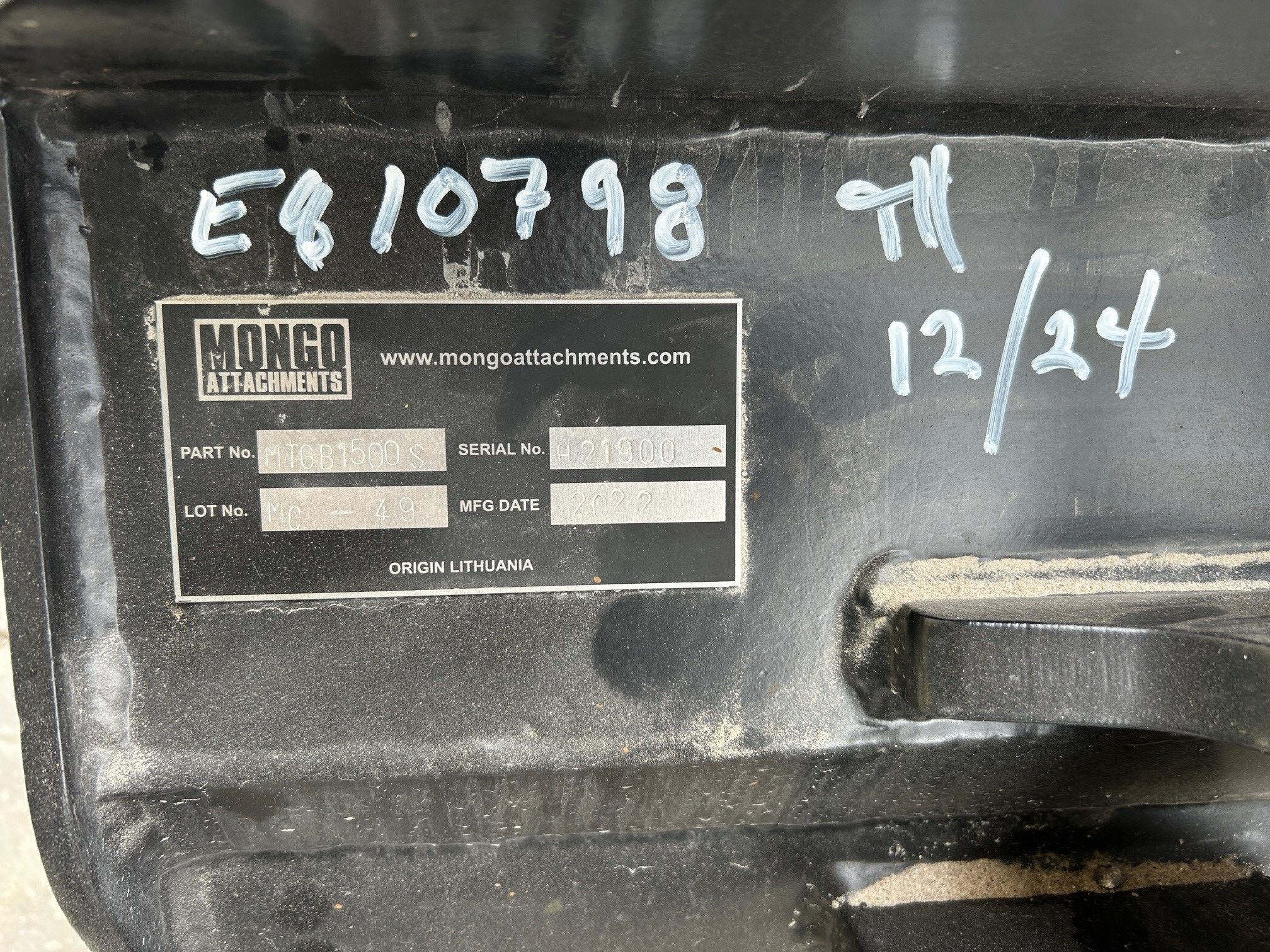 60" TILTING BUCKET FOR SY80U Photo 5 Thumbnail