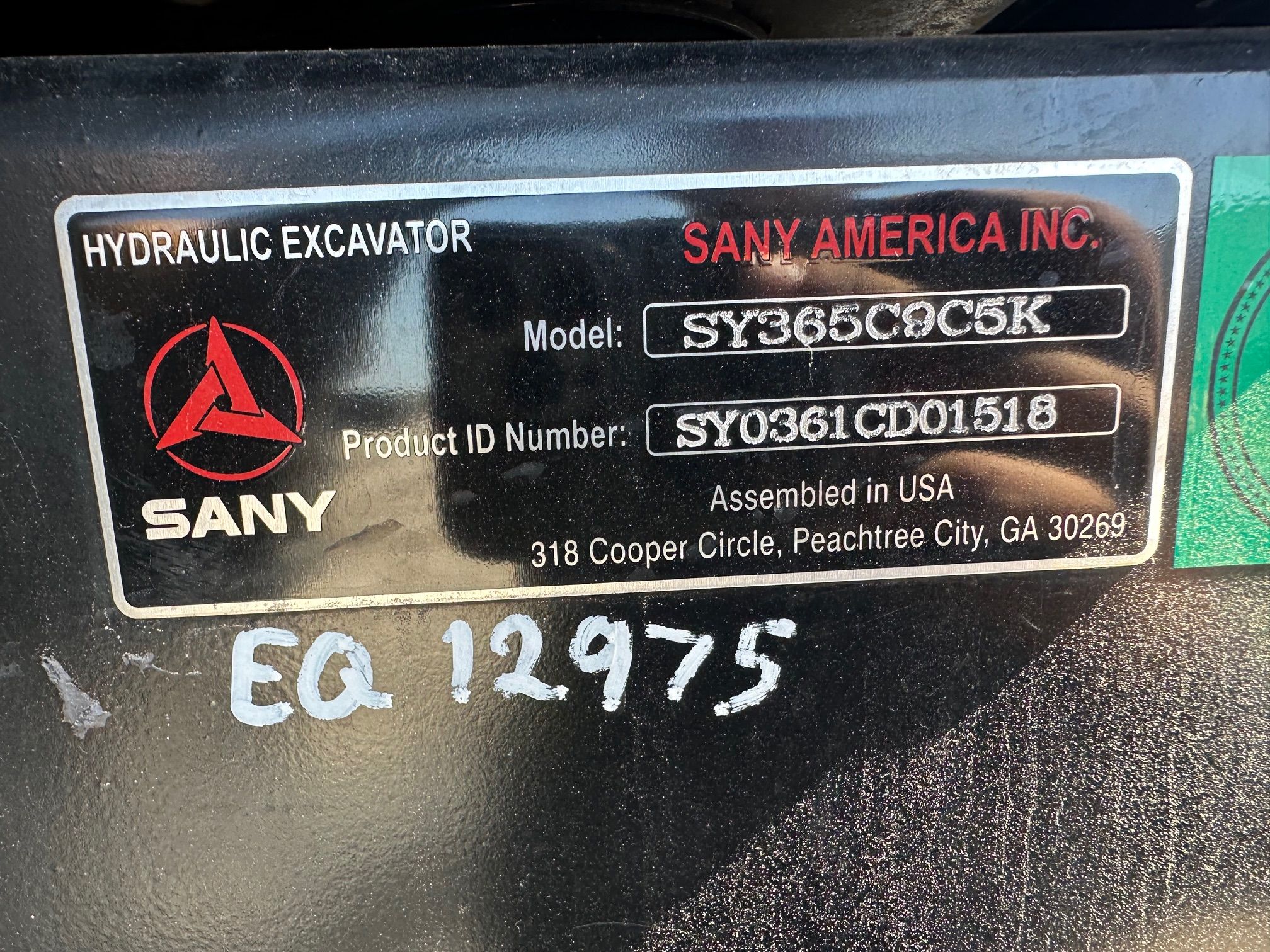 2025 SANY SY365C Photo 11 Thumbnail