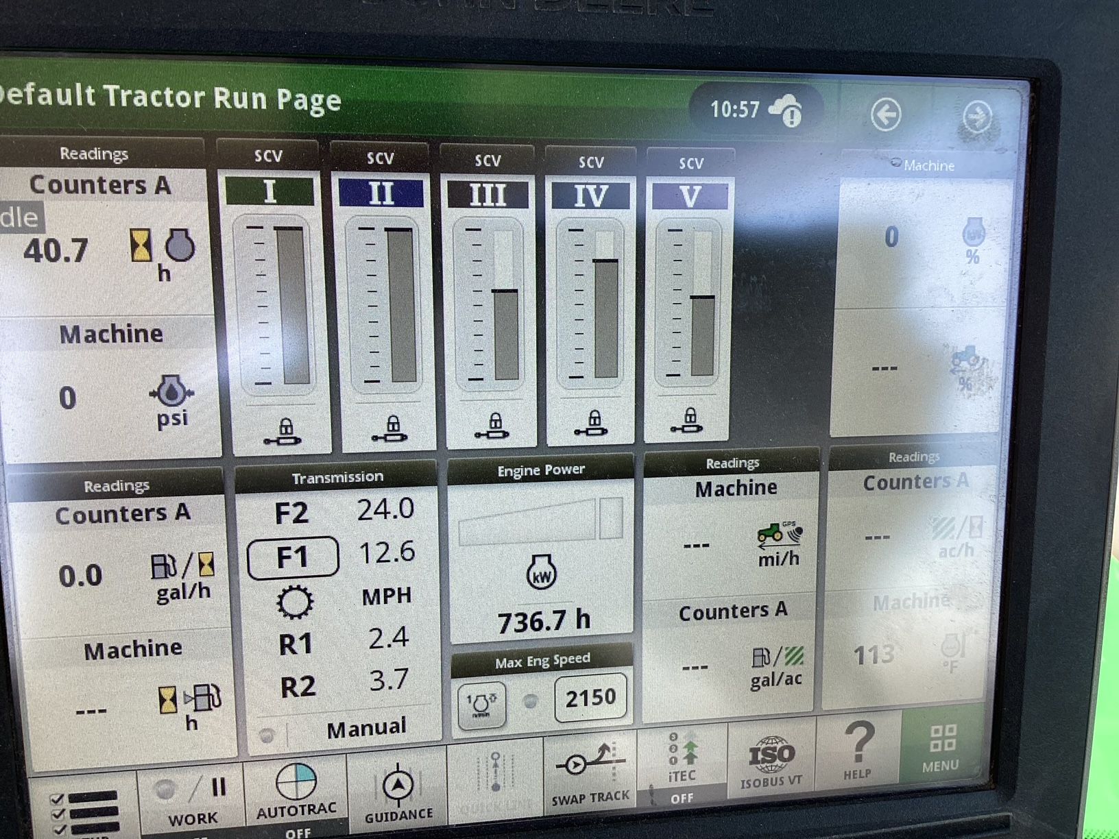 2021 JOHN DEERE 9570R Photo 8 Thumbnail