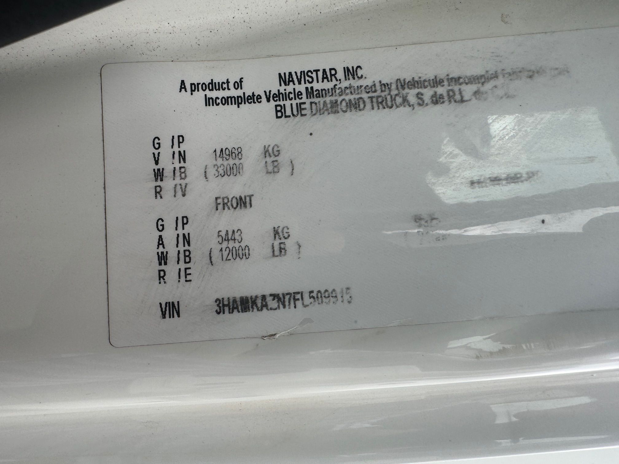 2015 INTERNATIONAL 4400 FUEL AND LUBE Photo 15 Thumbnail