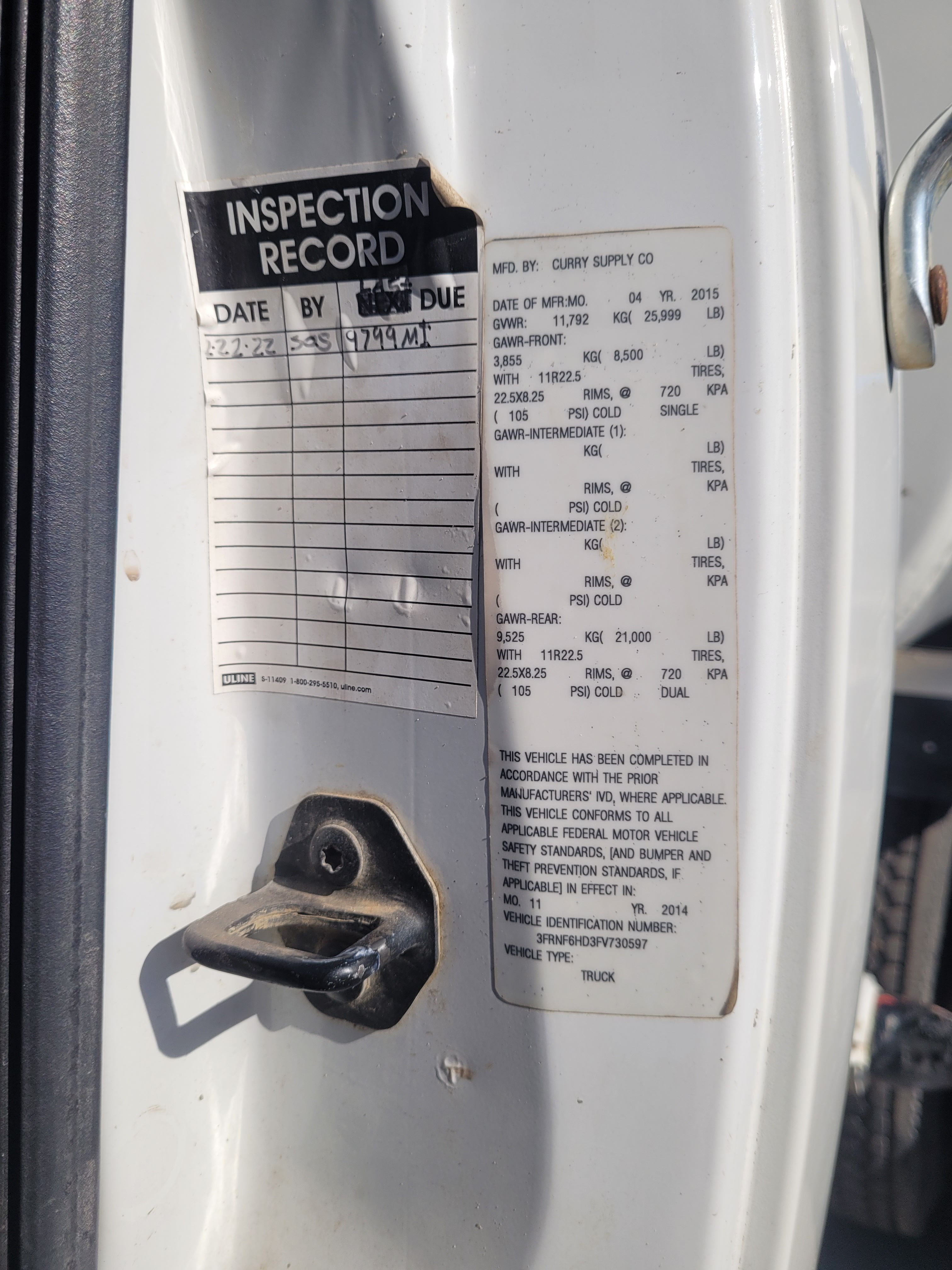 2015 FORD F650 Photo 10 Thumbnail