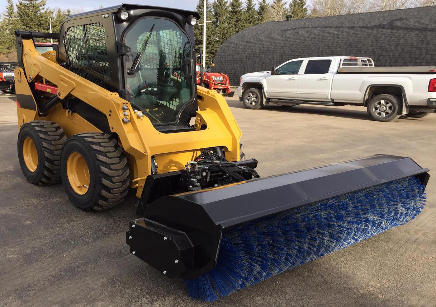 SKID STEER SWEEPER Newman Tractor Heavy equipment for sale or rent