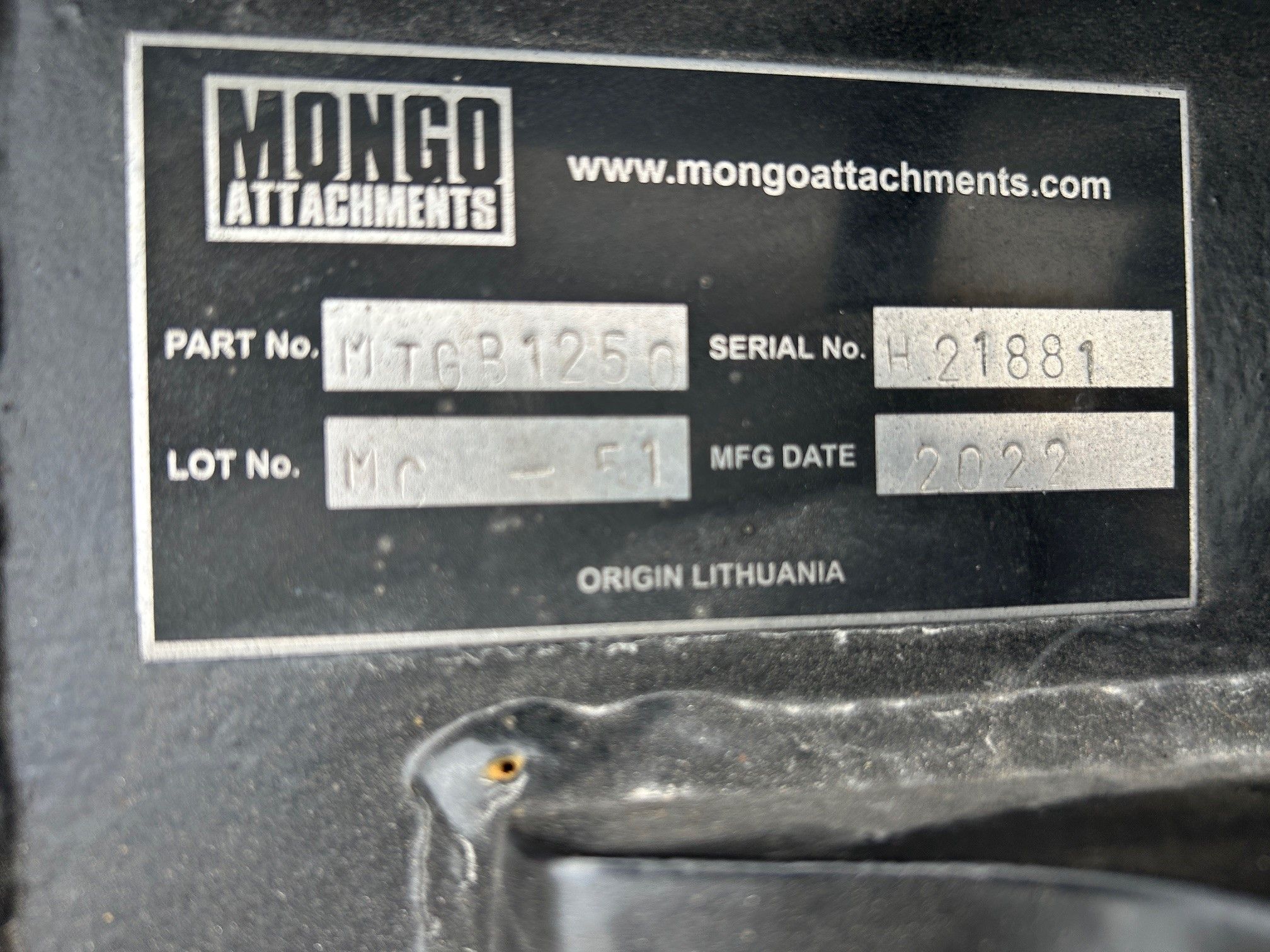 50" TILTING BUCKET FOR SY50U Photo 5 Thumbnail