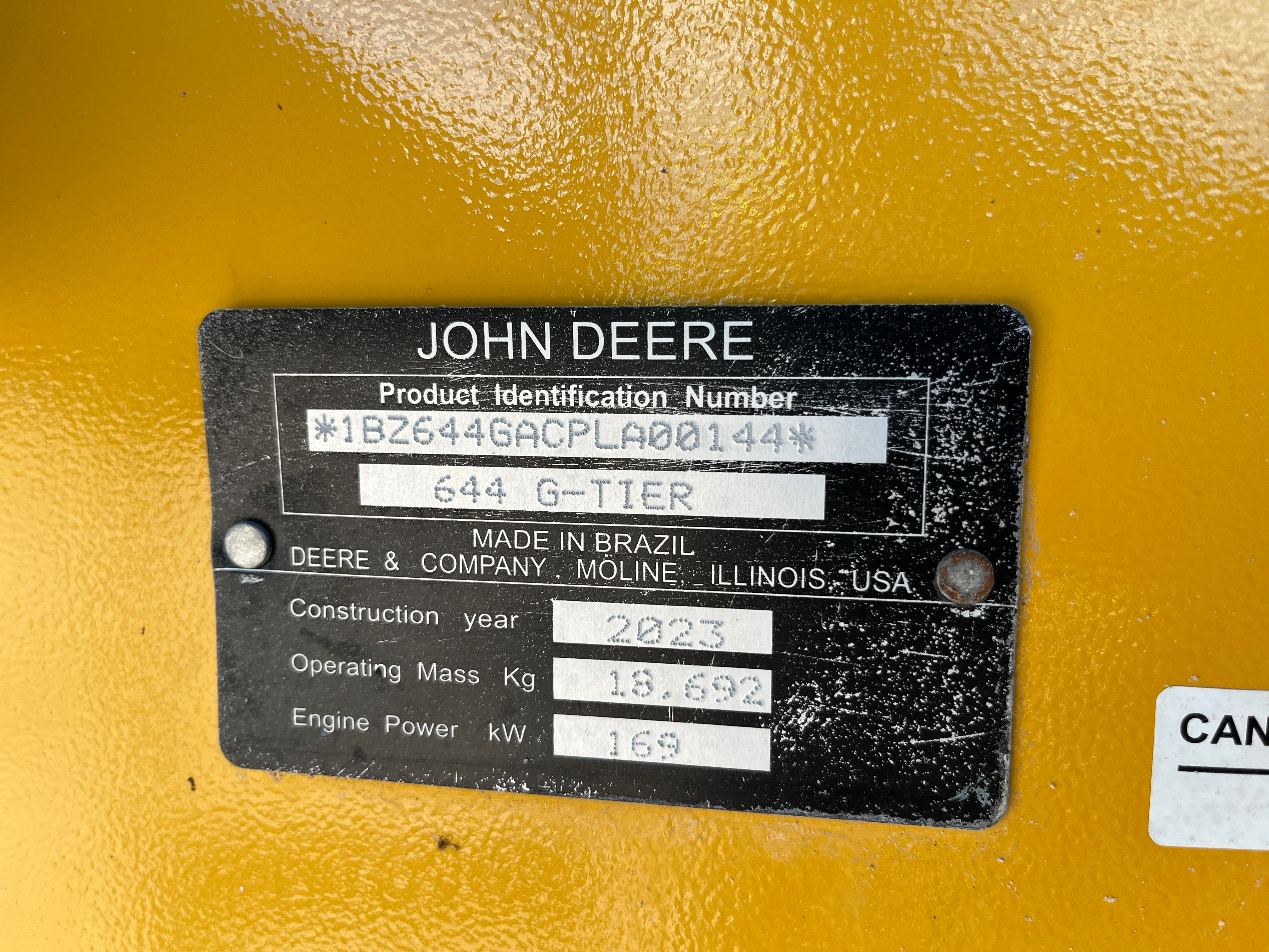 JOHN DEERE 644G Photo 12 Thumbnail