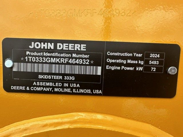 2024 JOHN DEERE 333G Photo 8 Thumbnail