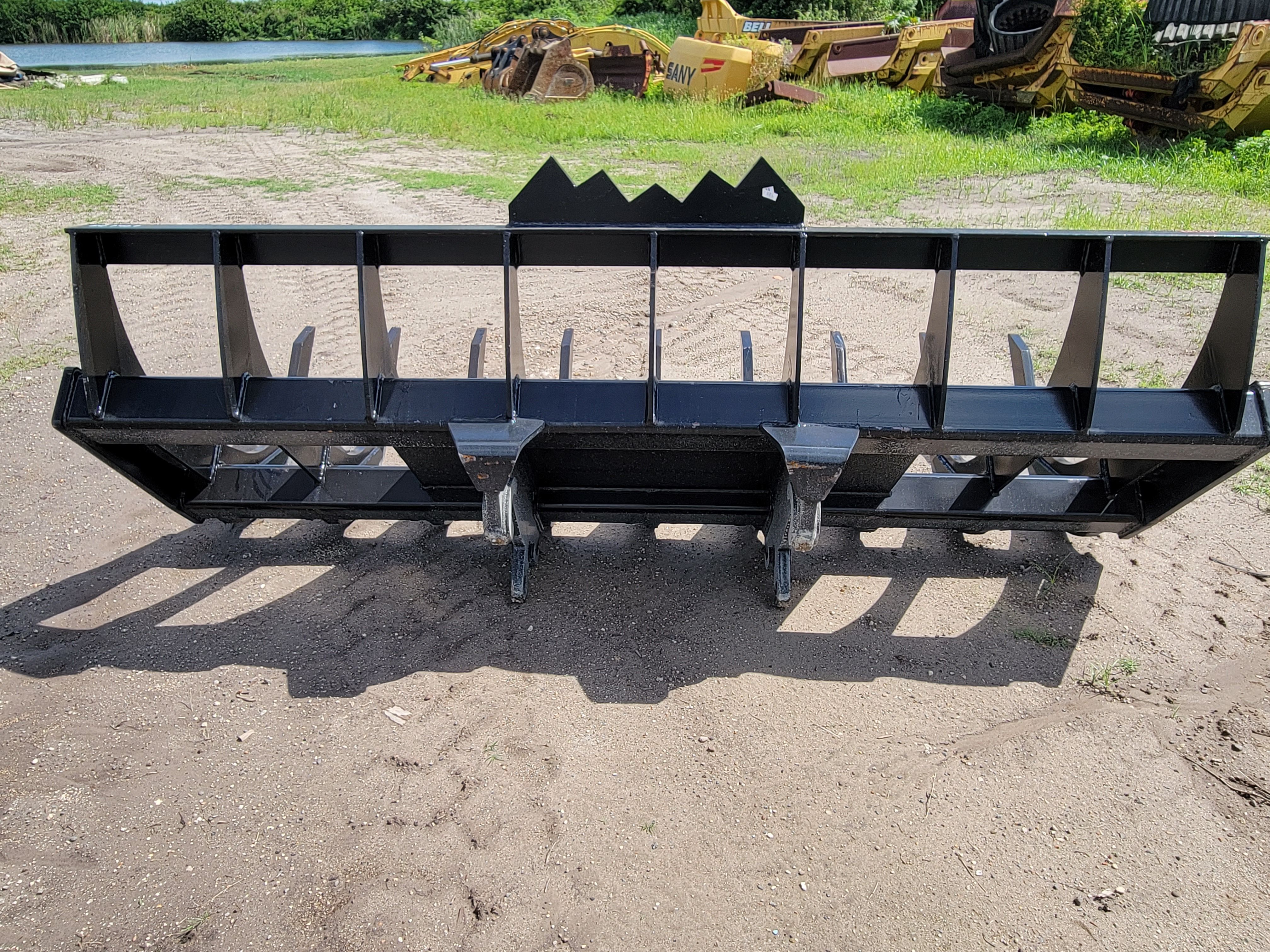 120" LOADER RAKE FOR JRB416 COUPLER Photo 3 Thumbnail