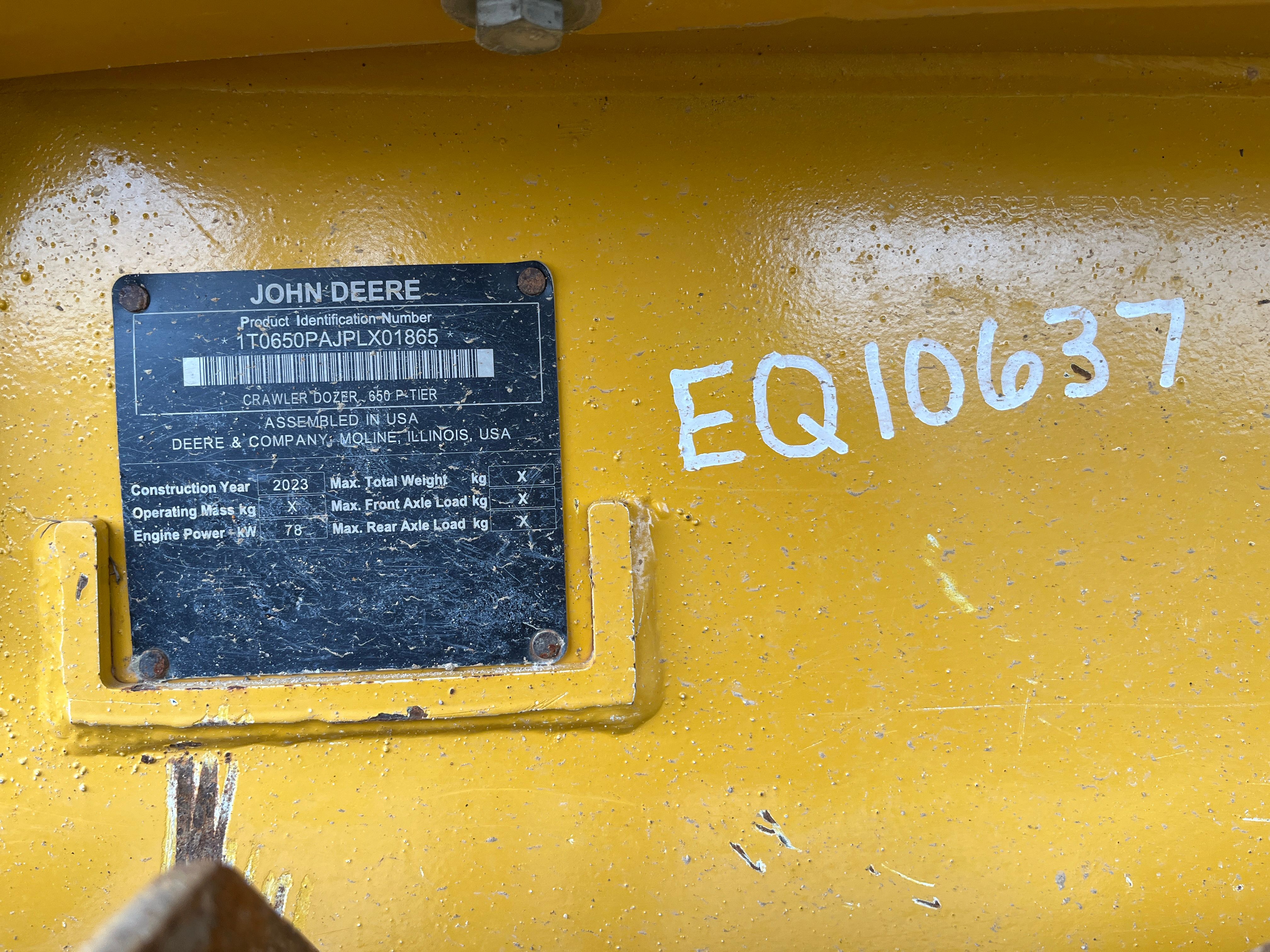 2023 JOHN DEERE 650 P-TIER Photo 18 Thumbnail