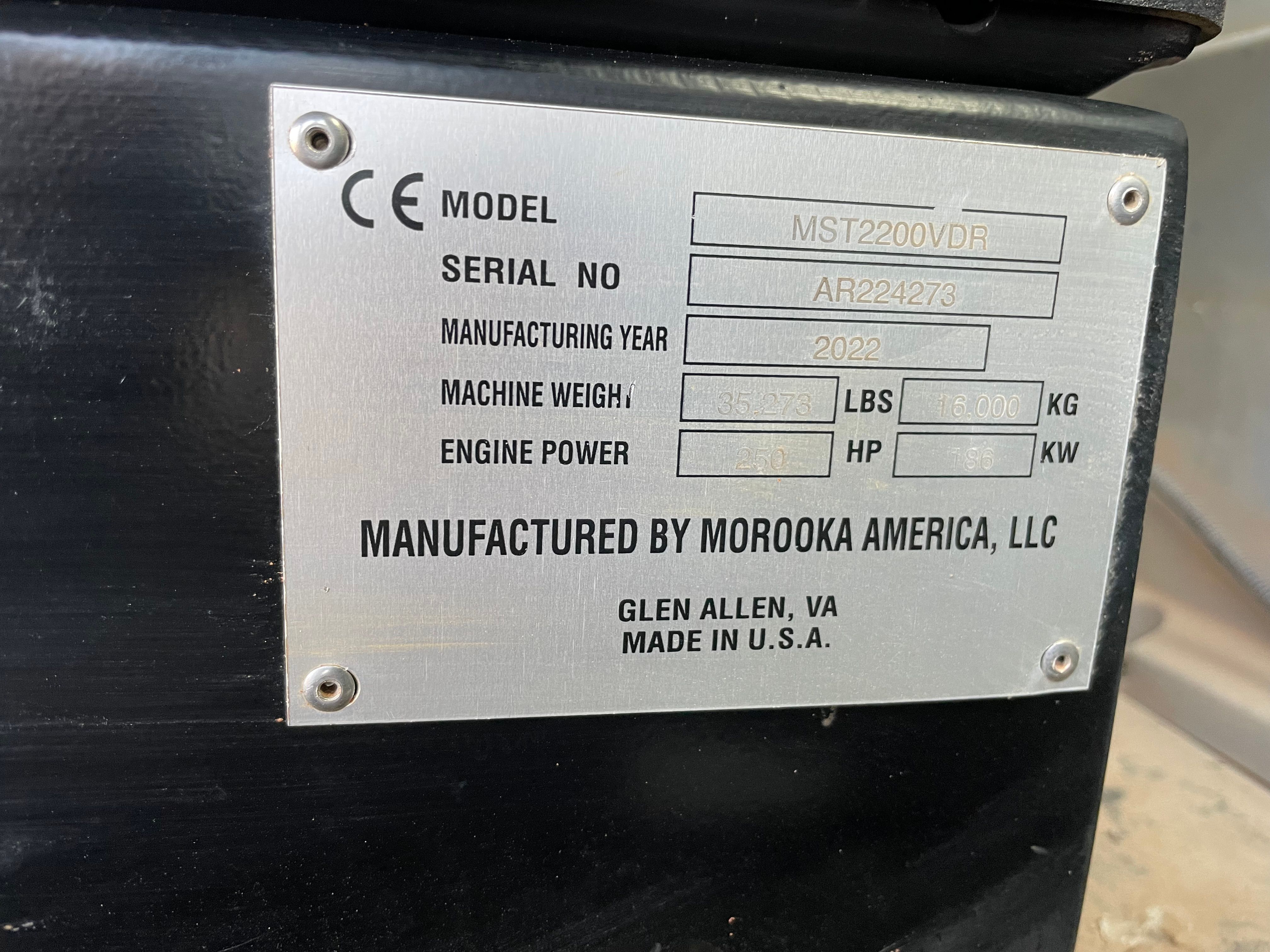 2022 MOROOKA MST 2200VDR Photo 3 Thumbnail