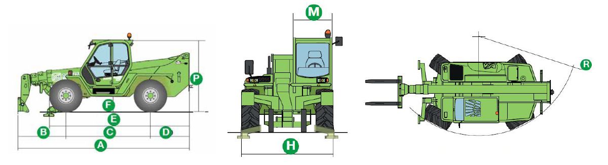 Merlo 38.13 Panoramic Telehandler Tech Specs