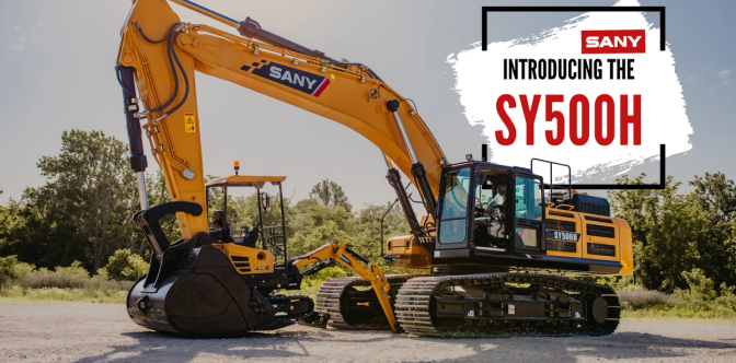 SANY SY500H Excavator Review: Machine Walkaround