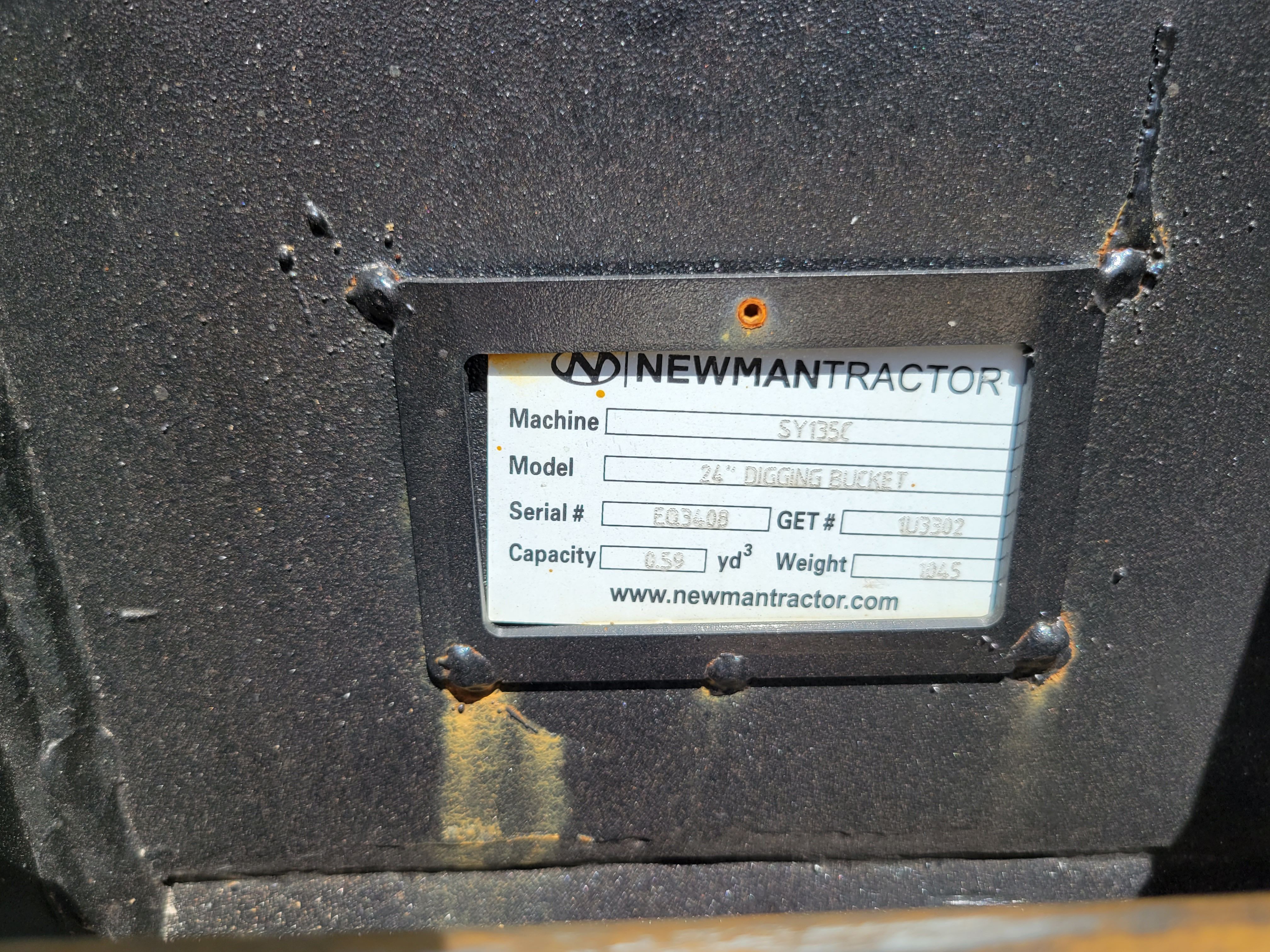 24" EXCAVATOR DIGGING BUCKET 65MM PIN Photo 4 Thumbnail