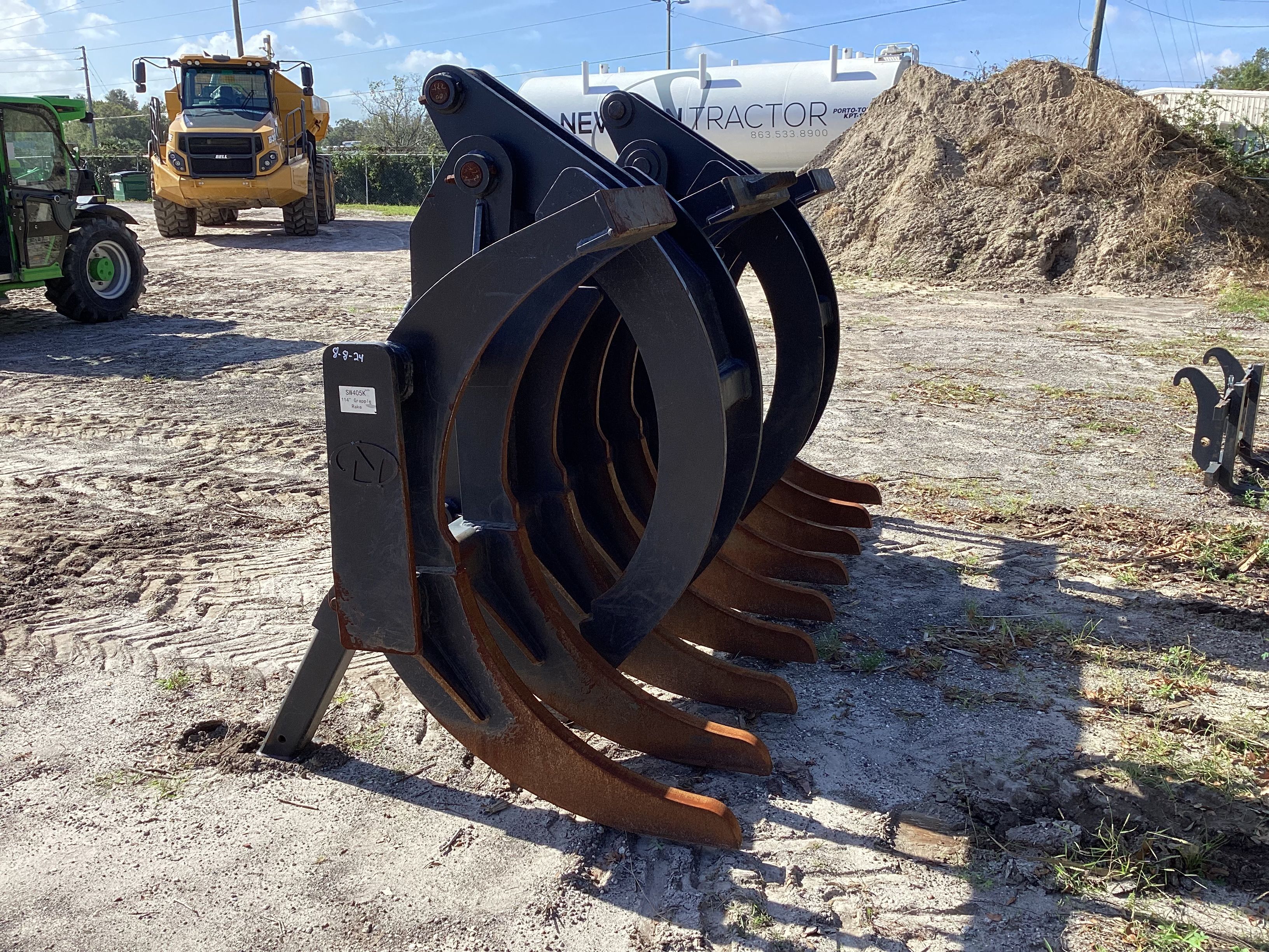 114" GRAPPLE RAKE FOR JRB418 COUPLER Photo 3 Thumbnail