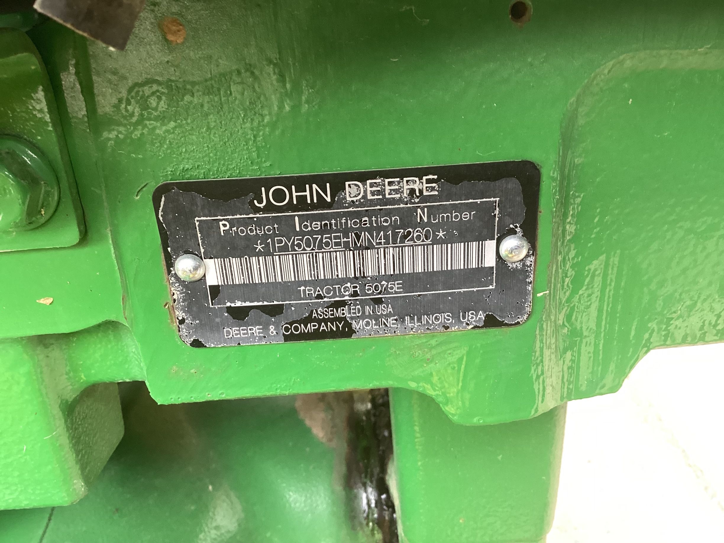2022 JOHN DEERE 5075E Photo 3 Thumbnail