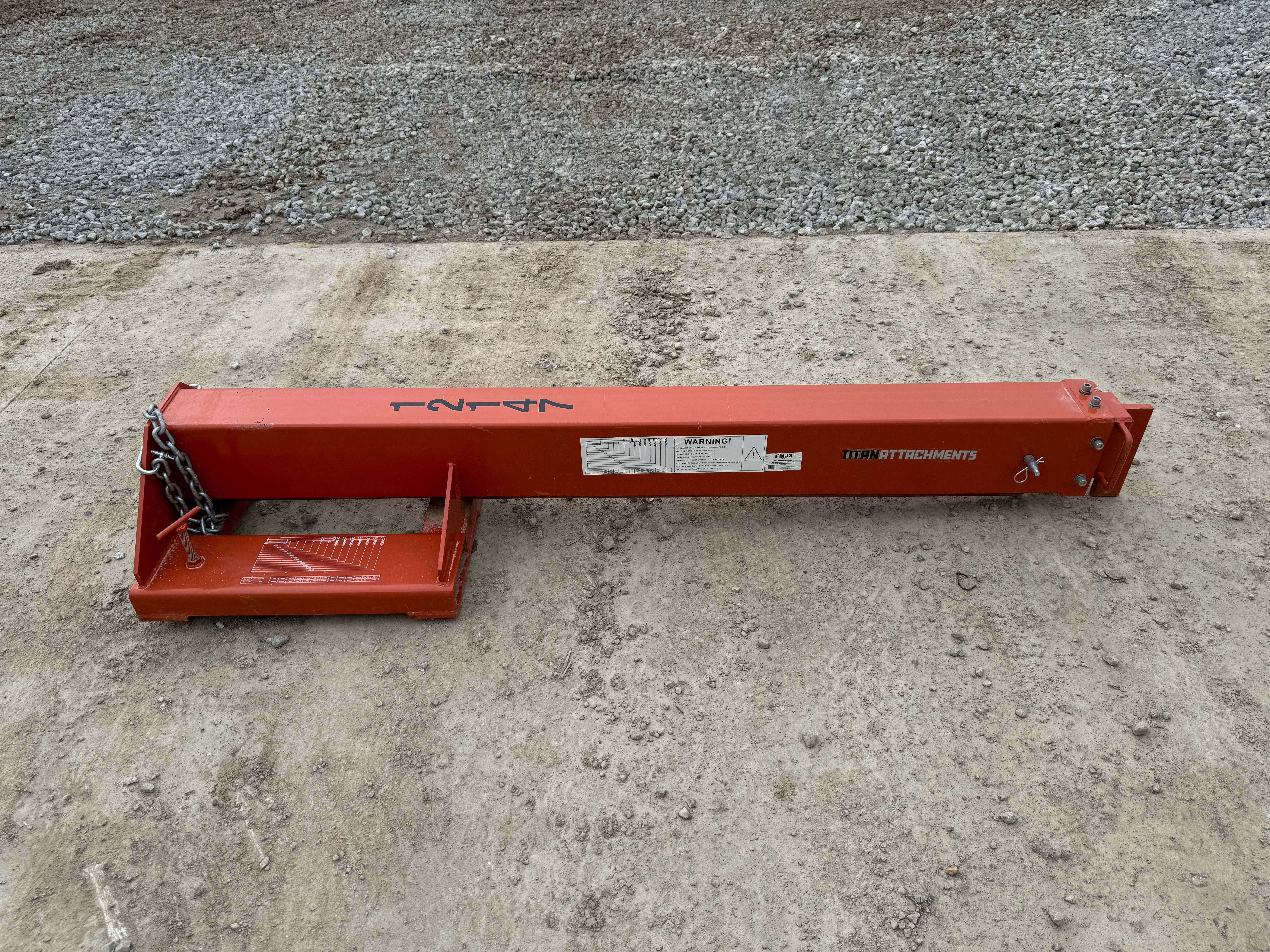 FORK MOUNTED JIB BOOM FOR TELEHANDLER Photo 3 Thumbnail