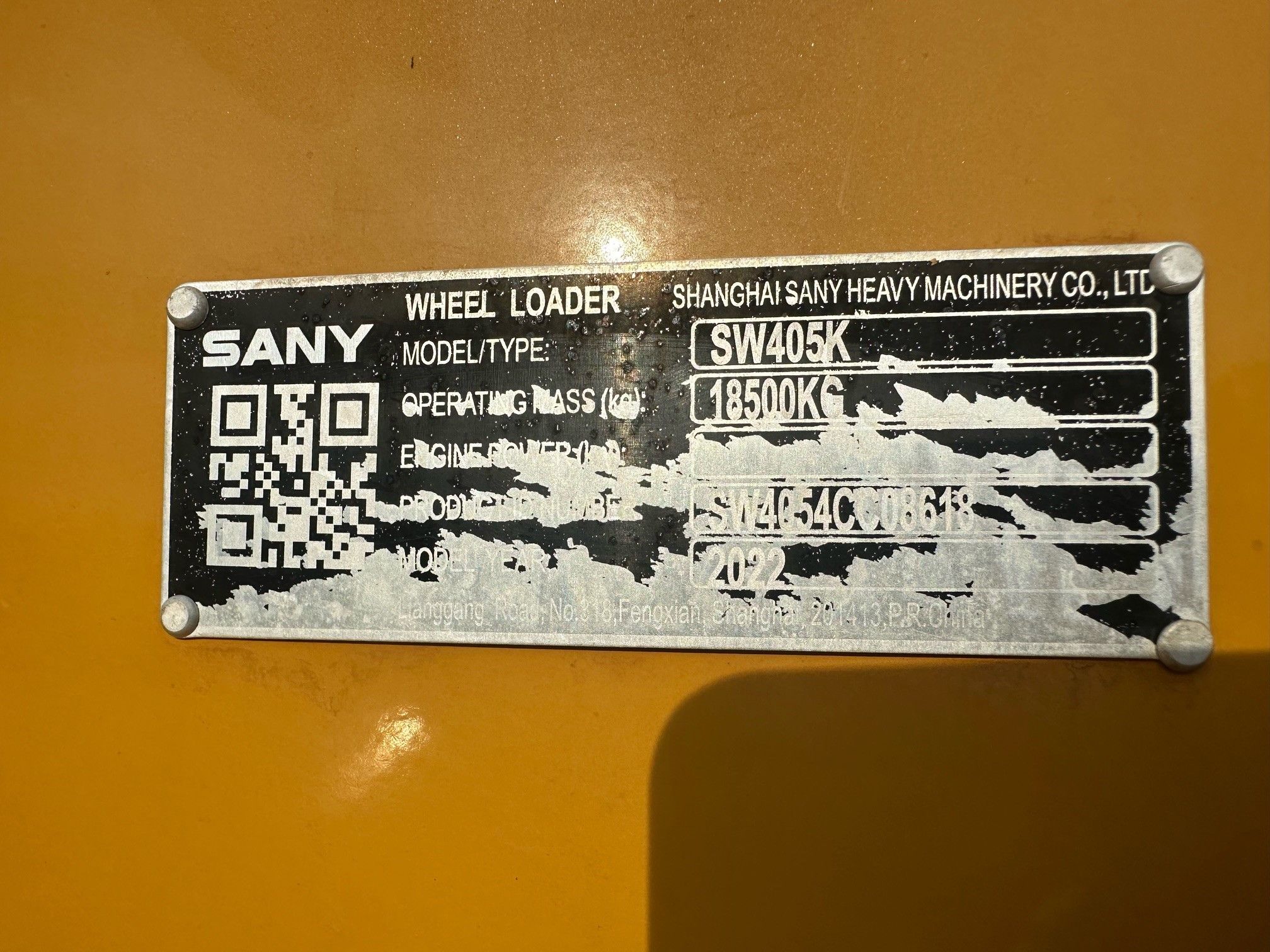 2022 SANY SW405K Photo 11 Thumbnail