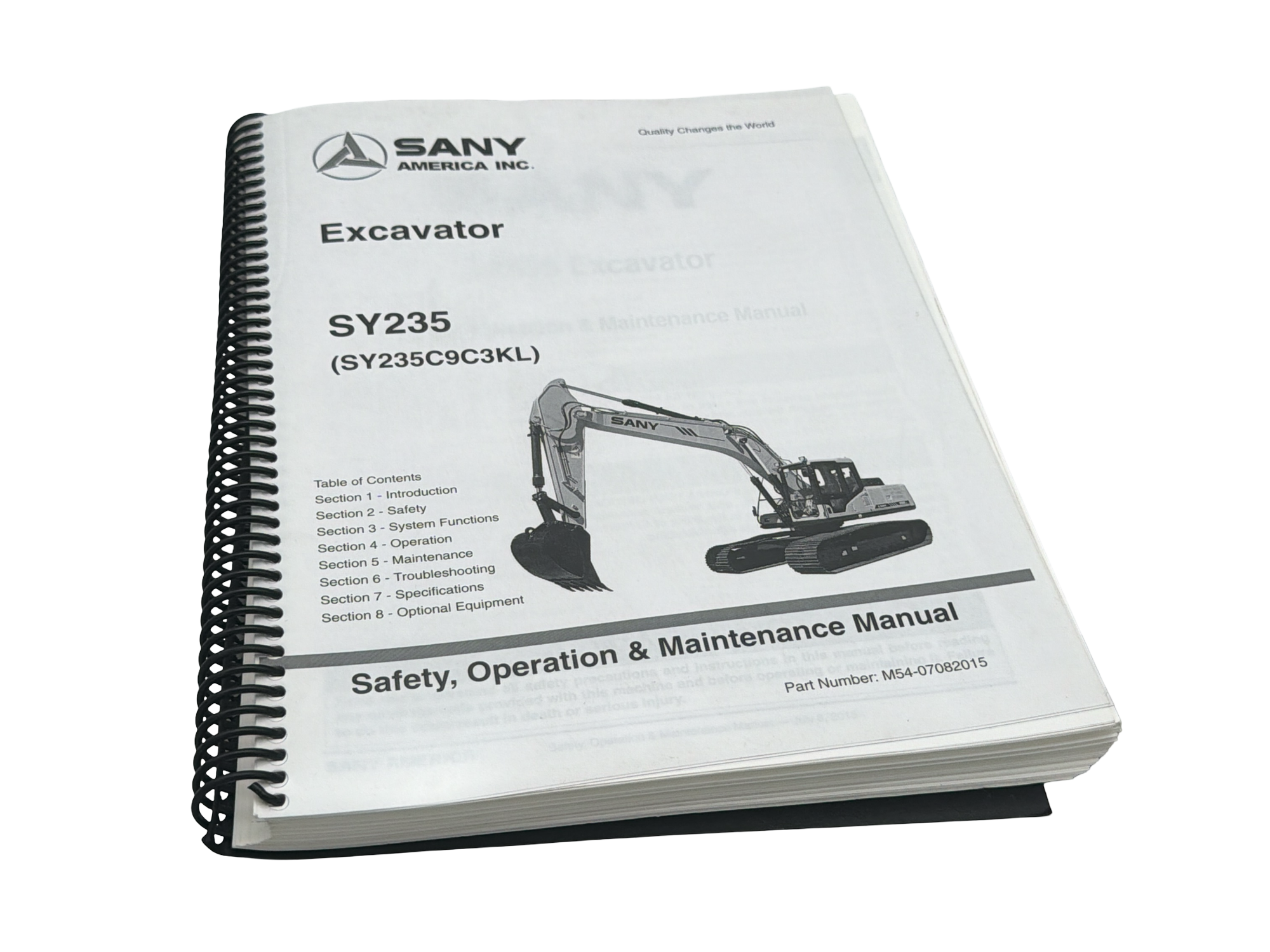SY235 OPS MANUAL