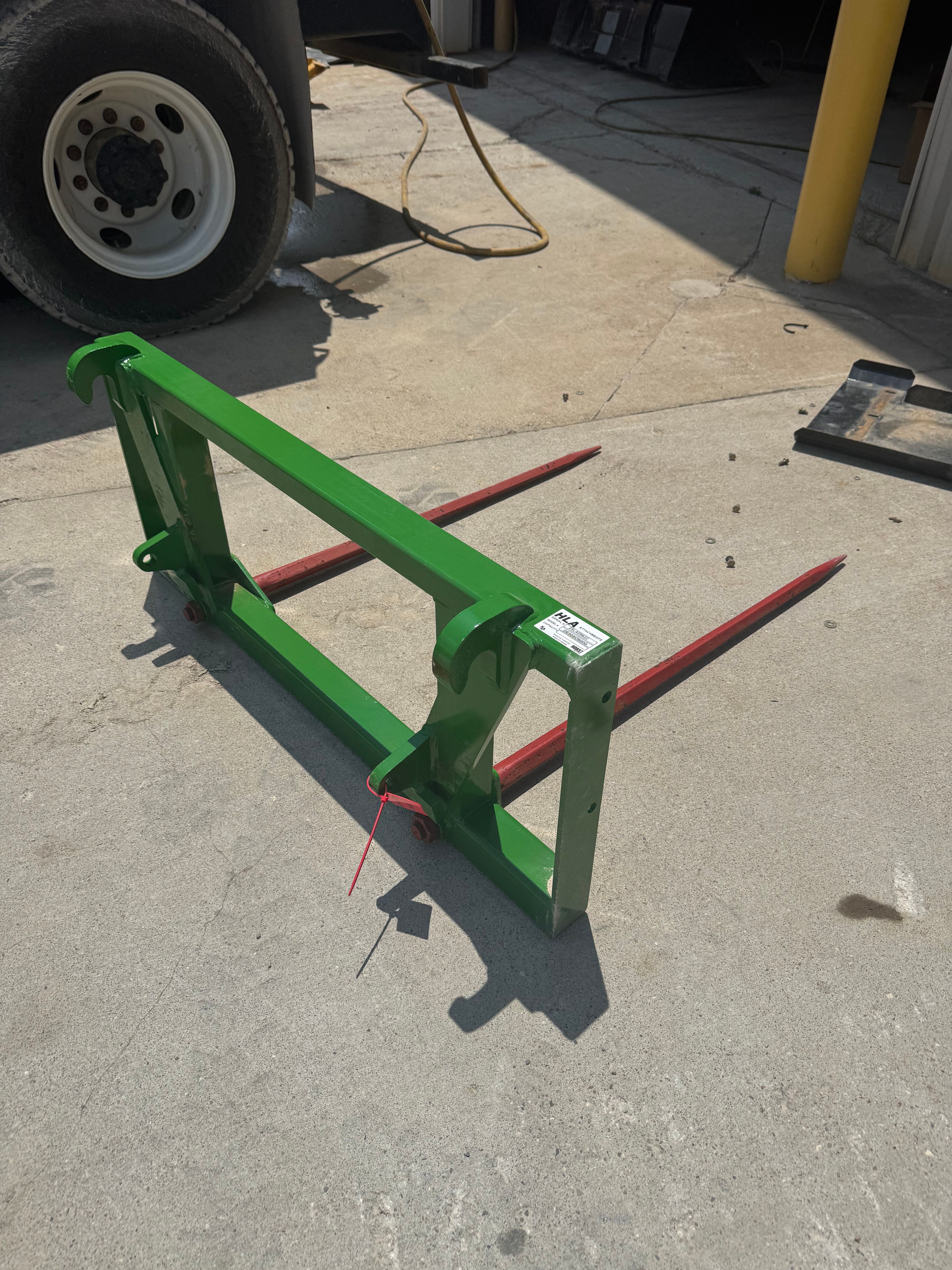 HLA DOUBLE BALE SPEAR FOR 6155 EURO COUPLER Photo 2 Thumbnail