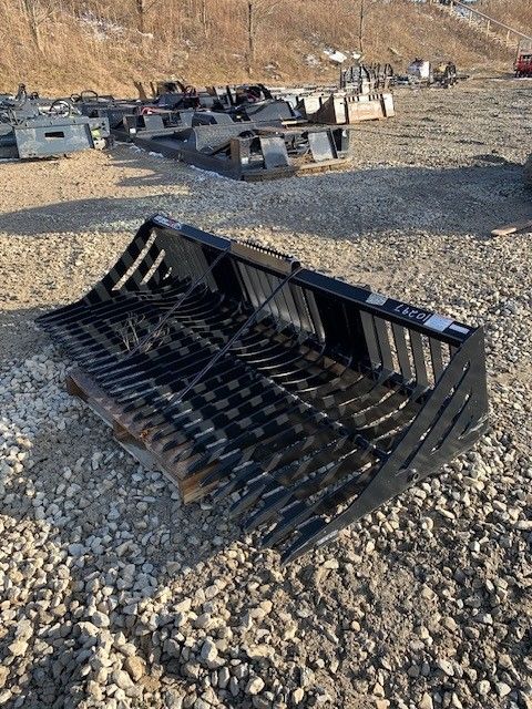 84" SKID STEER ROCK BUCKET Photo 3 Thumbnail