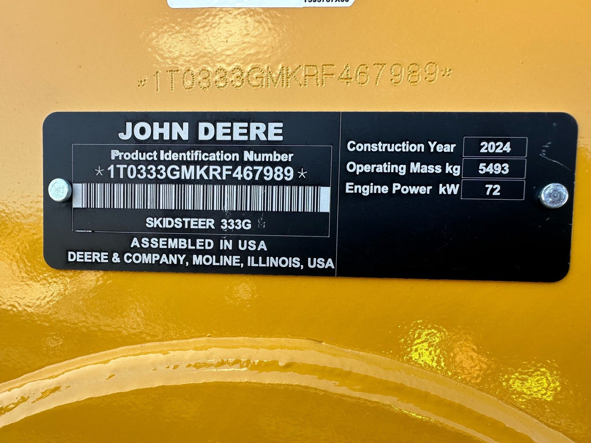 2024 JOHN DEERE 333G Photo 9 Thumbnail
