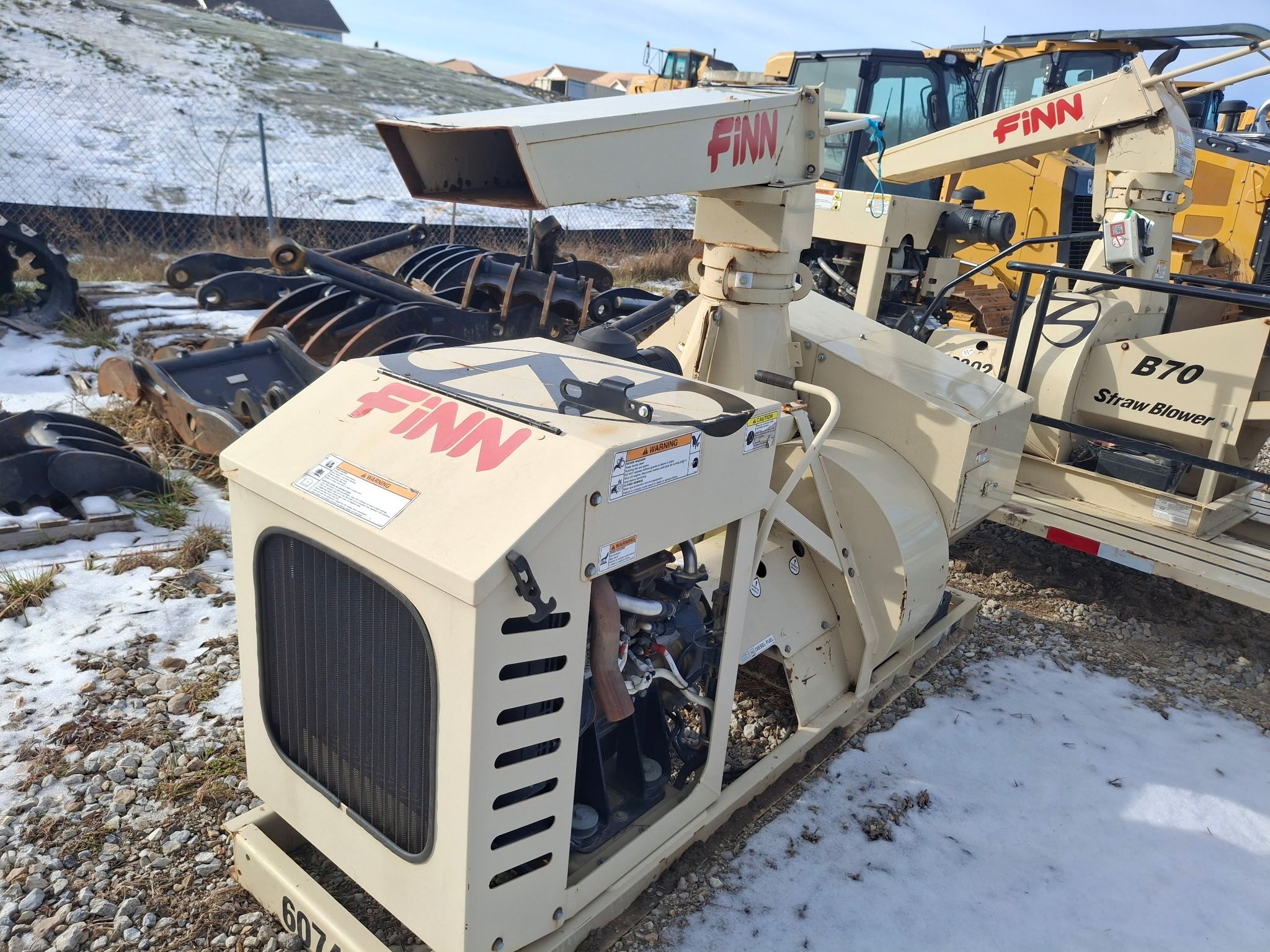 2018 FINN B70RH-39 SKID MOUNT STRAW BLOWER Photo 3 Thumbnail