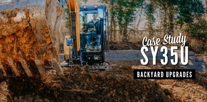 Elevating the Excavation Life:  Why this Small Business Owner Chose the SANY SY35U Mini Excavator