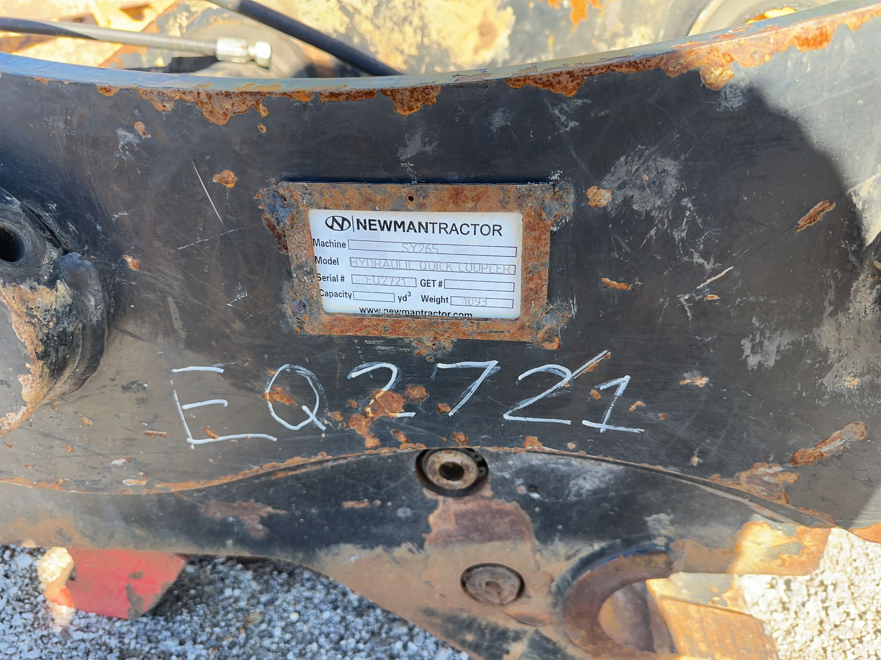 HYDRAULIC QUICK COUPLER FOR SY265C Photo 5 Thumbnail