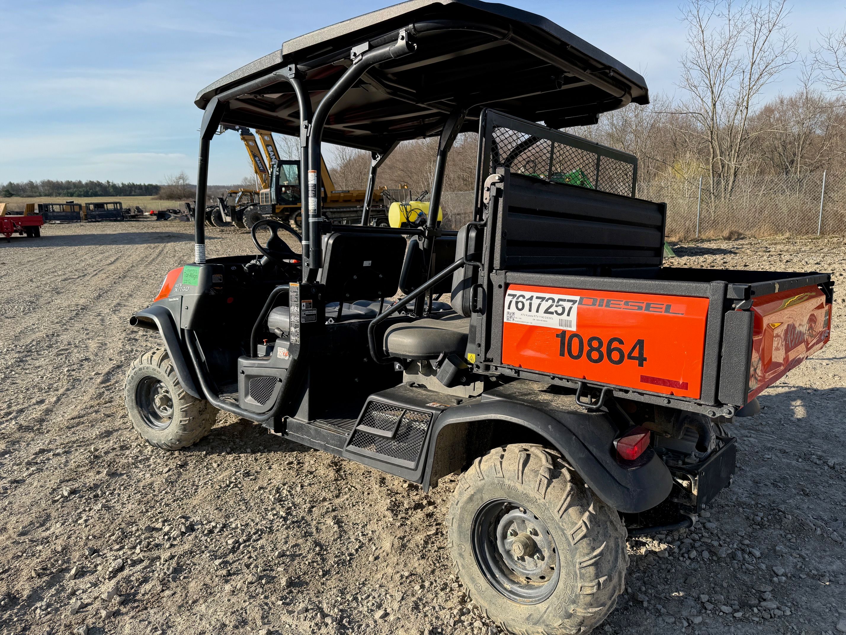2023 KUBOTA RTV-X1140 Photo 2 Thumbnail