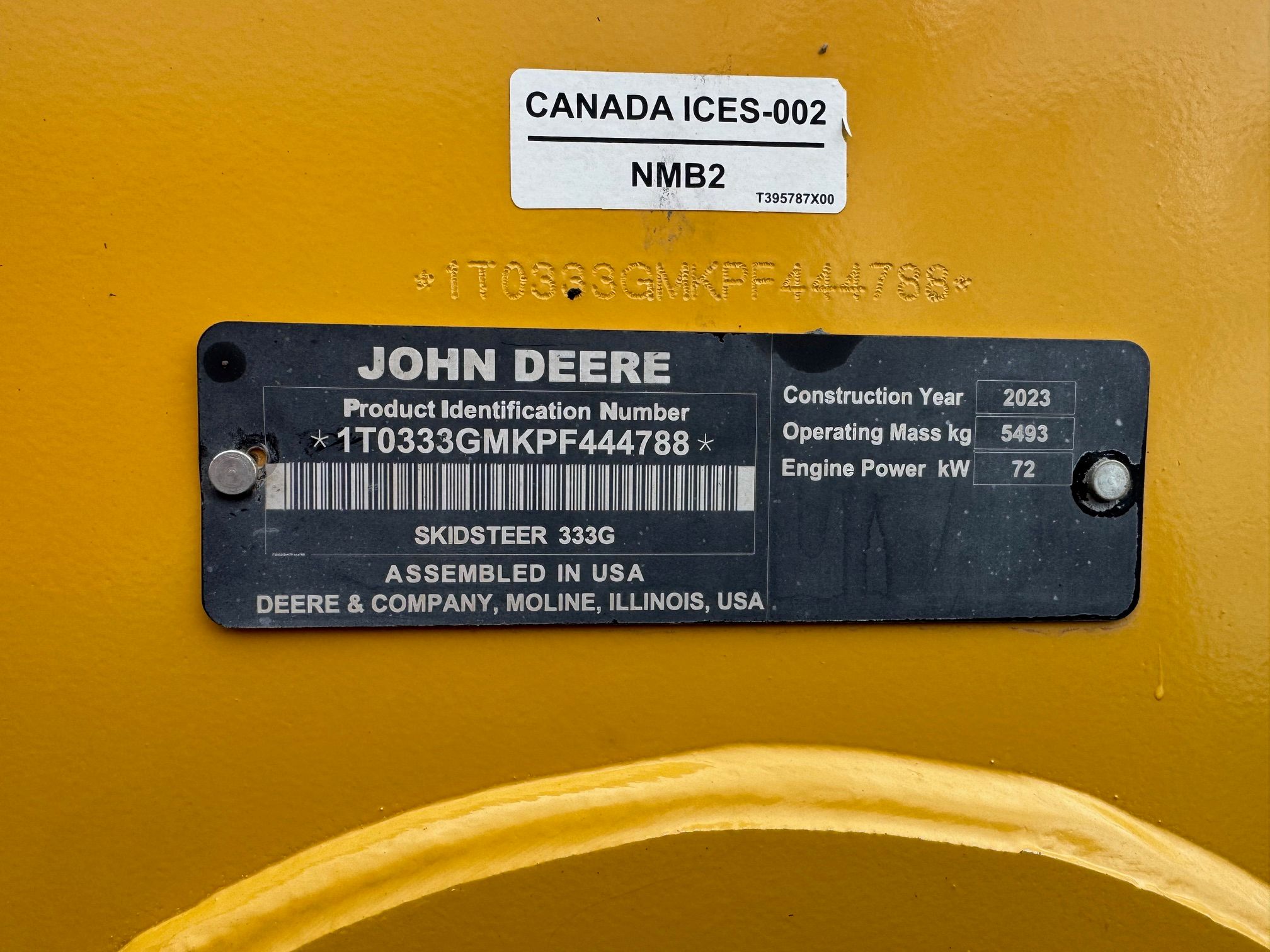 2023 JOHN DEERE 333G Photo 10 Thumbnail