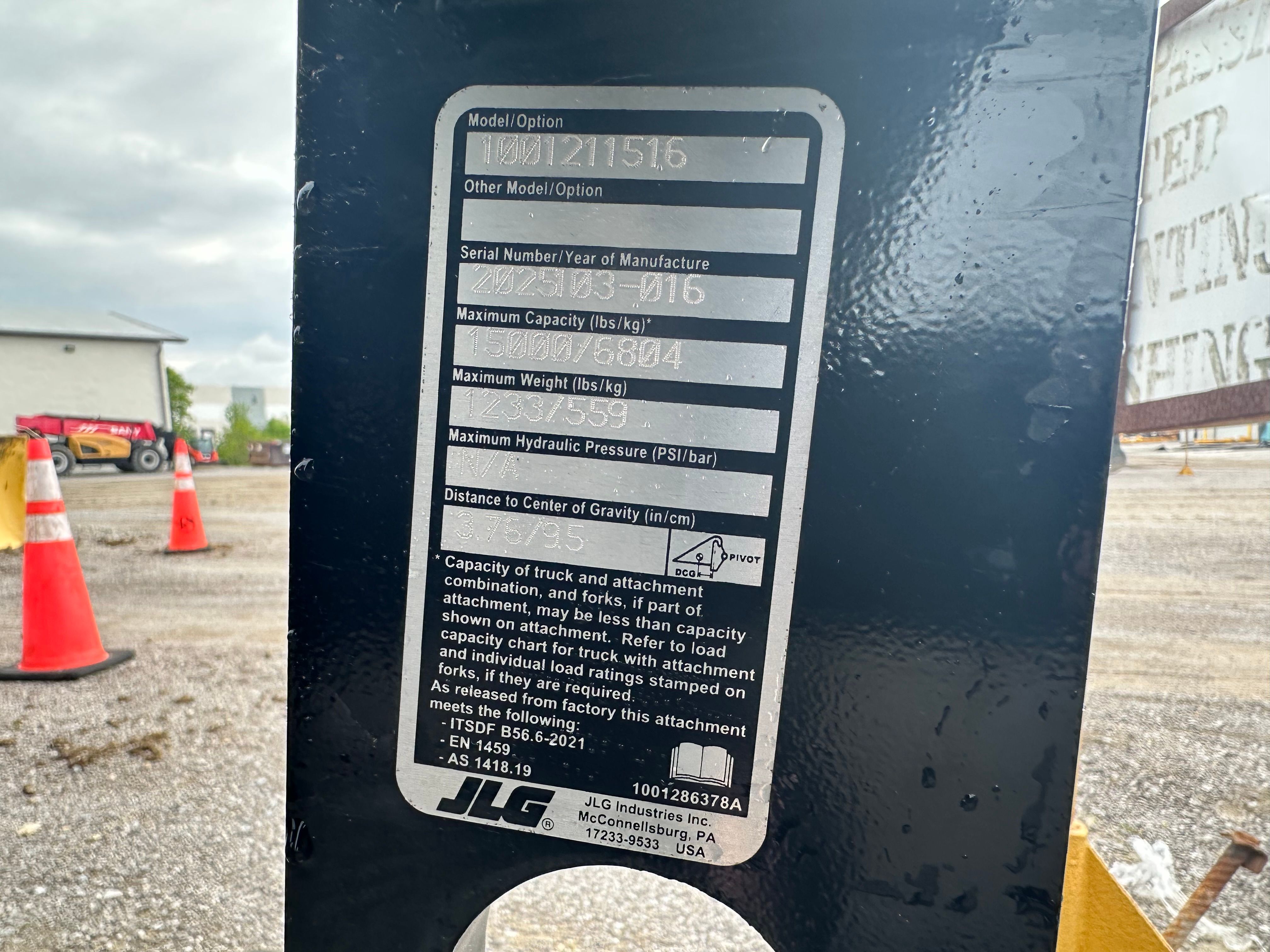 JLG 1255 60" TELEHANDLER FORKS Photo 5 Thumbnail