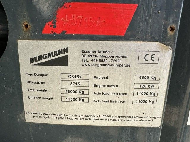 2021 BERGMANN C815S-R Photo 10 Thumbnail