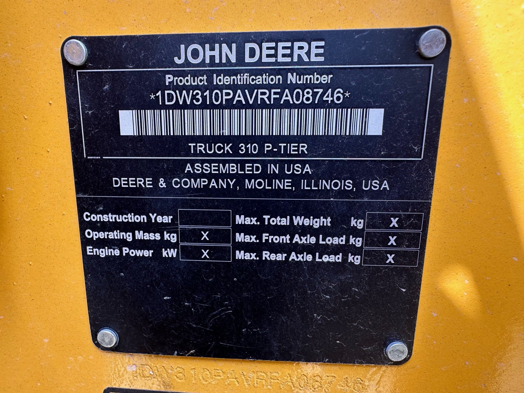 2024 JOHN DEERE 310P Photo 9 Thumbnail