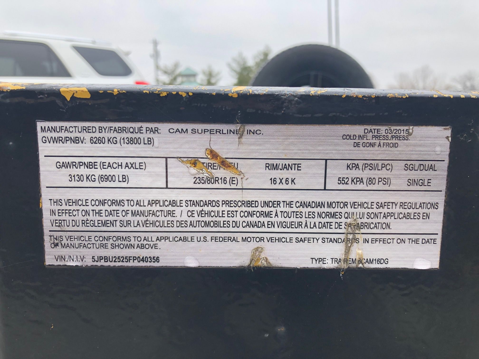 6 TON T/A TAGALONG TRAILER Photo 9 Thumbnail