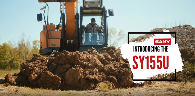 SANY SY155U Compact Excavator: Machine Walkaround 