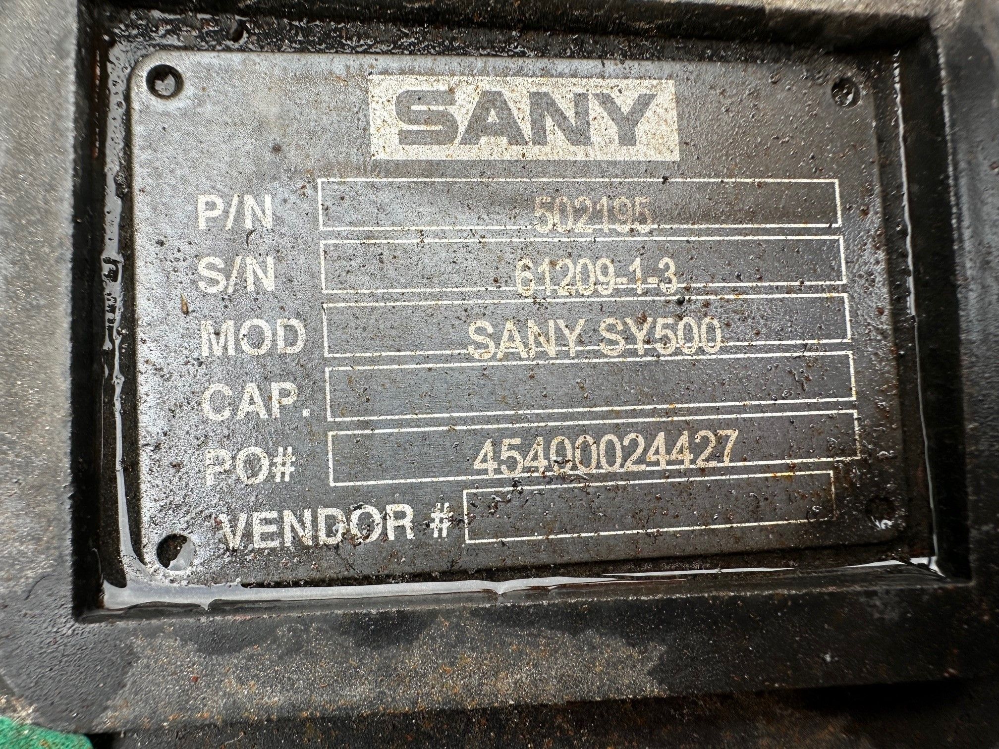 SANY SY500H HYDRAULIC QUICK COUPLER Photo 4 Thumbnail
