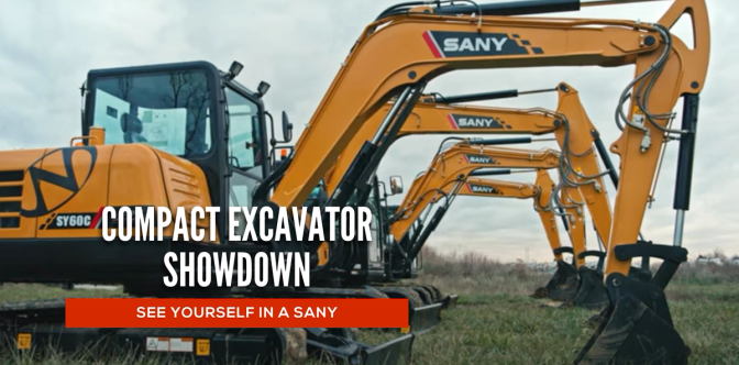 The compact SANY excavator showdown: SY60C, SY75C, SY80U, and SY95C