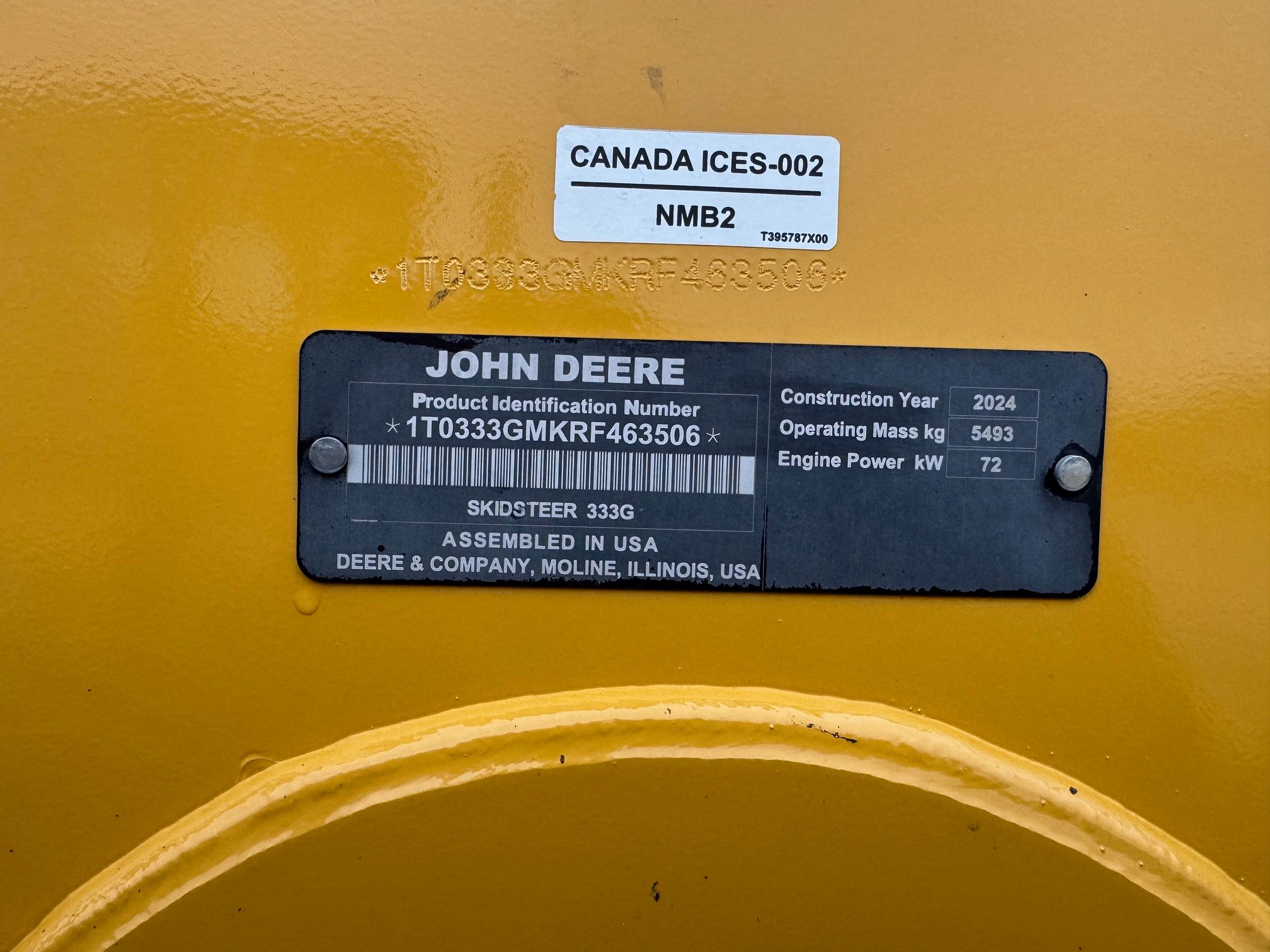 2024 JOHN DEERE 333G Photo 10 Thumbnail