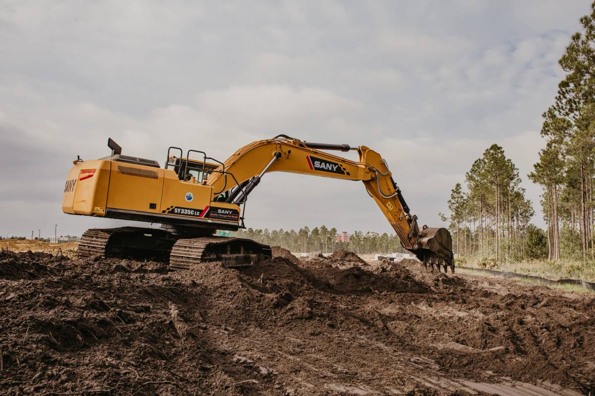 SANY SY335 standard excavator