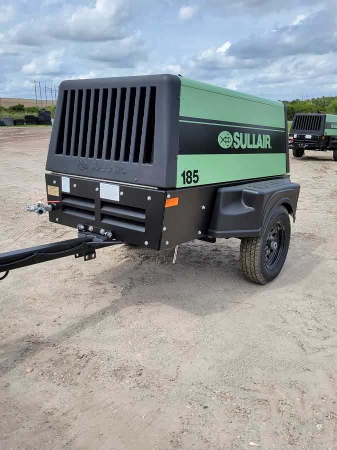 2022 SULLAIR SULLAIR 185DPQ- JD 185 CFM AIR COMPRESSOR Photo 1