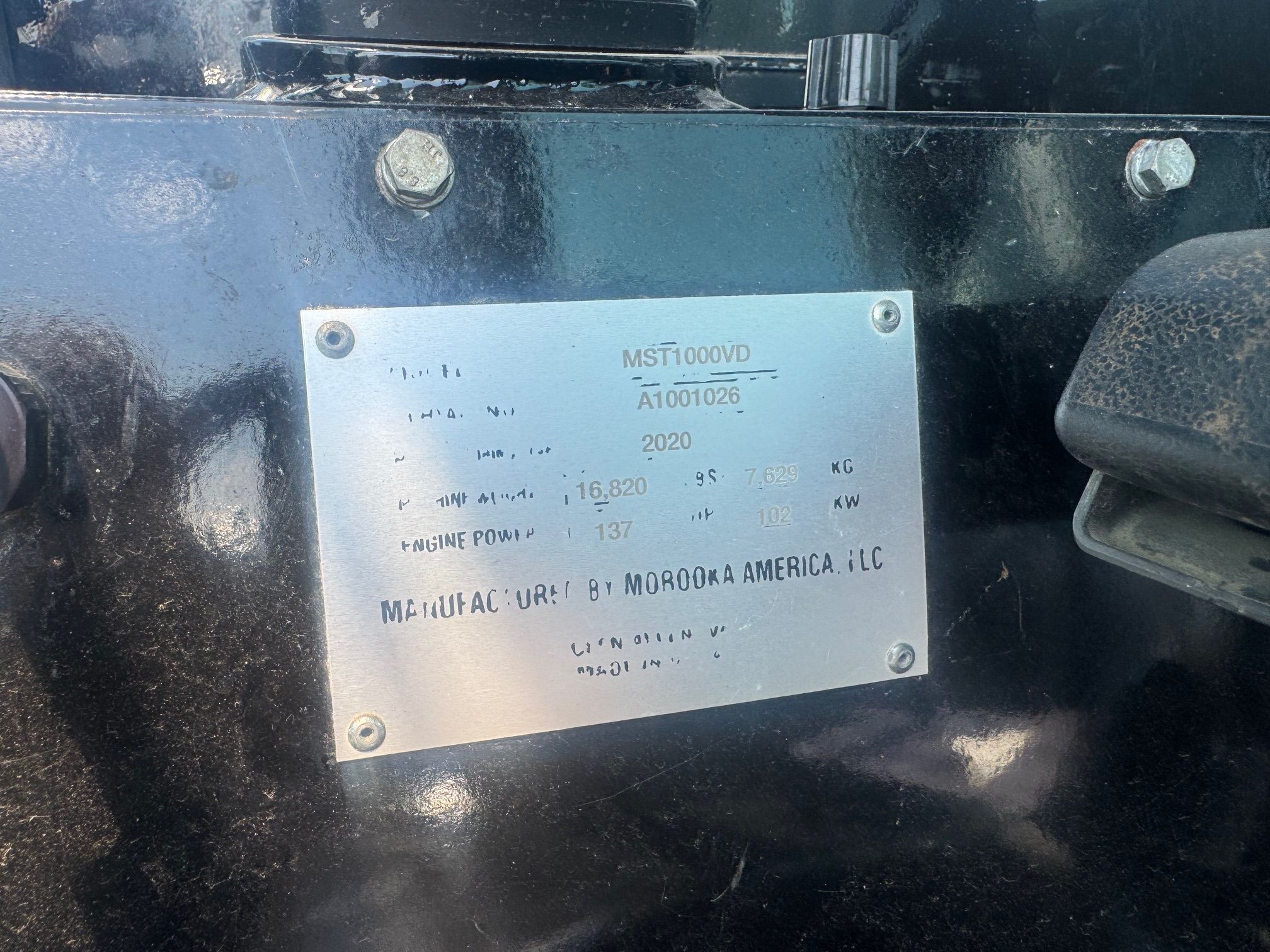 MOROOKA MST 1000VD CRAWLER CARRIER FLAT BED Photo 9 Thumbnail